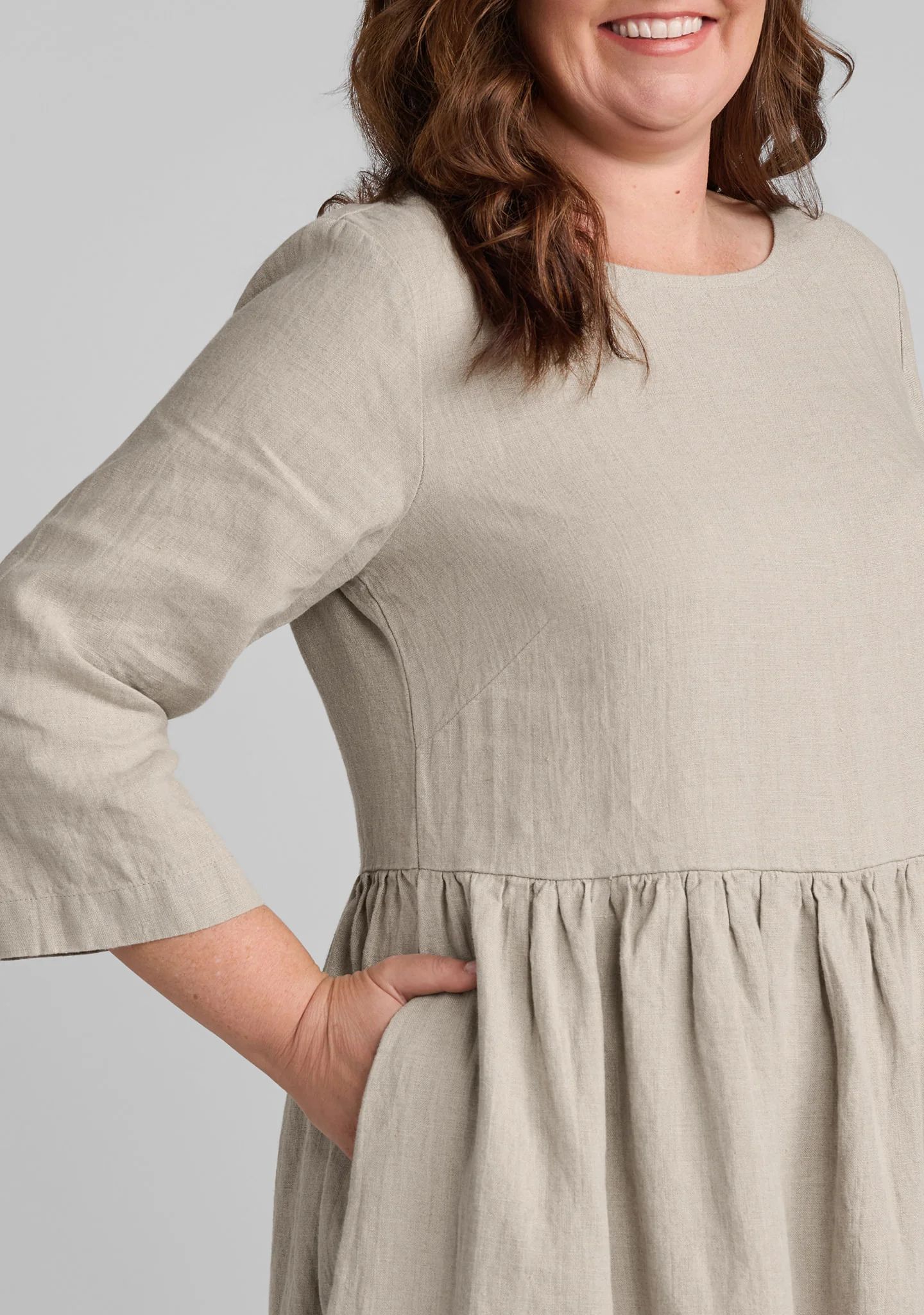 Jolie Dress - Linen Dress - Image 4