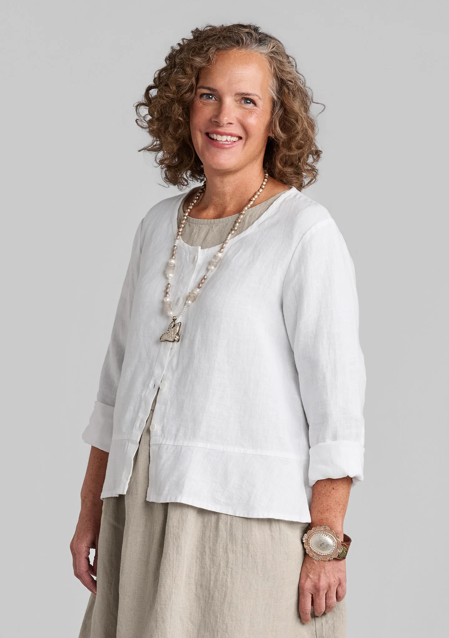 Jolly Jacket - Linen Cardigan - Image 3