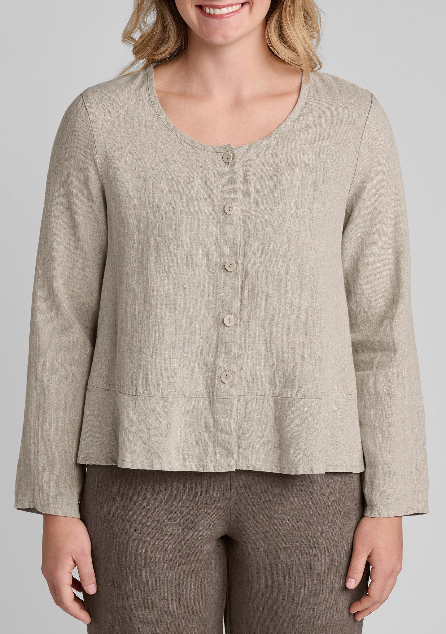 Jolly Jacket - Linen Cardigan - Image 5