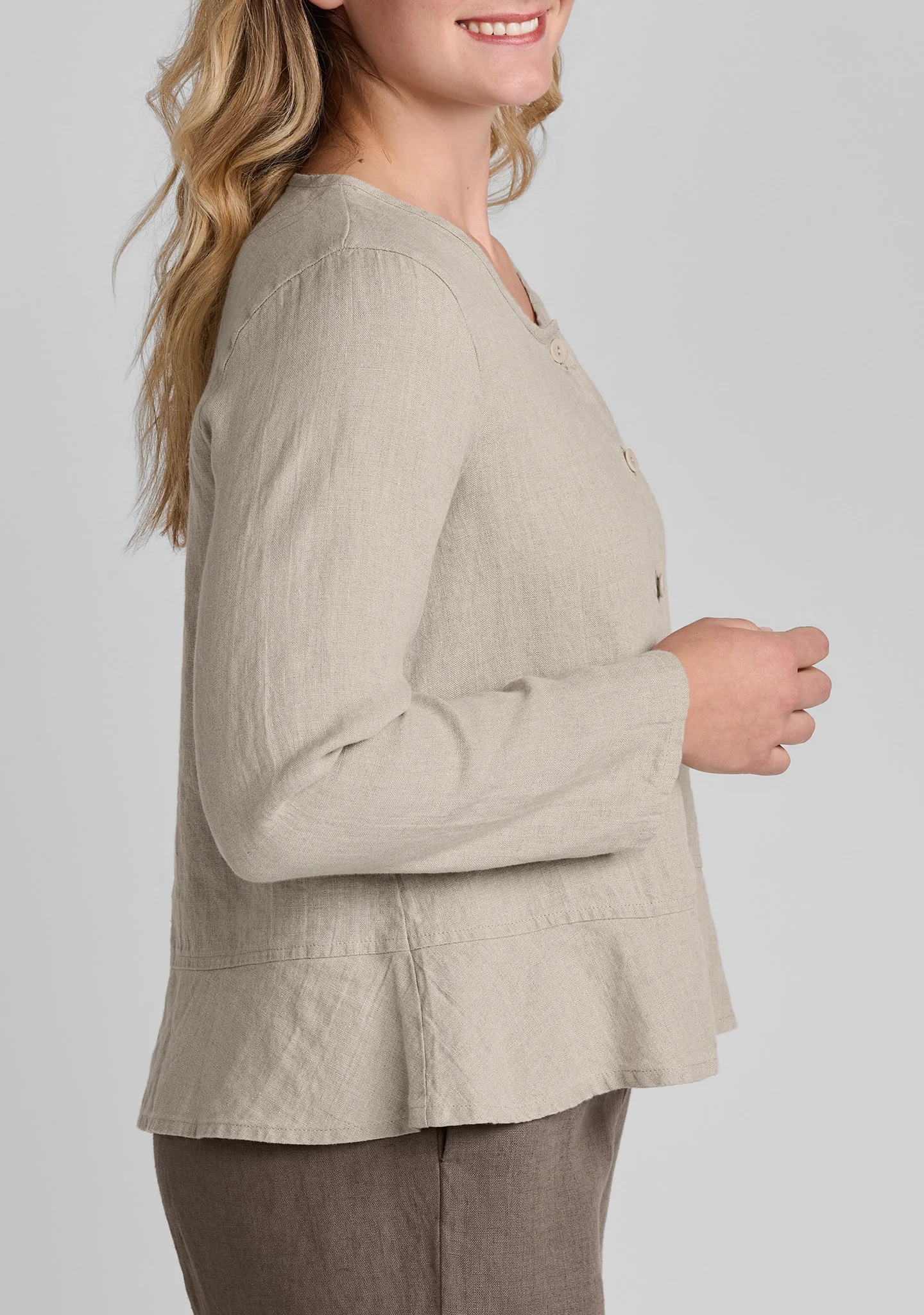 Jolly Jacket - Linen Cardigan - Image 6