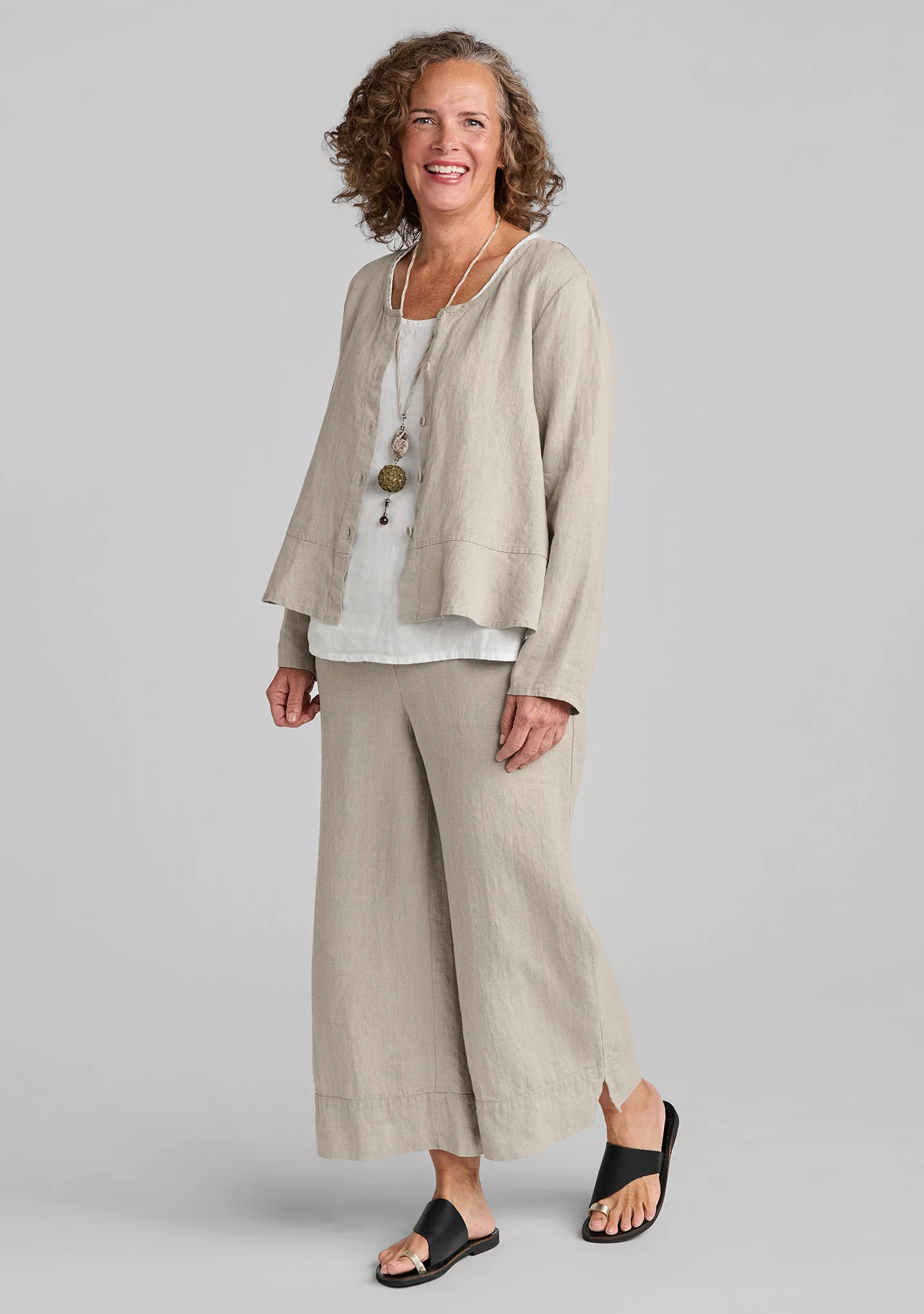 Jolly Jacket - Linen Cardigan - Image 8