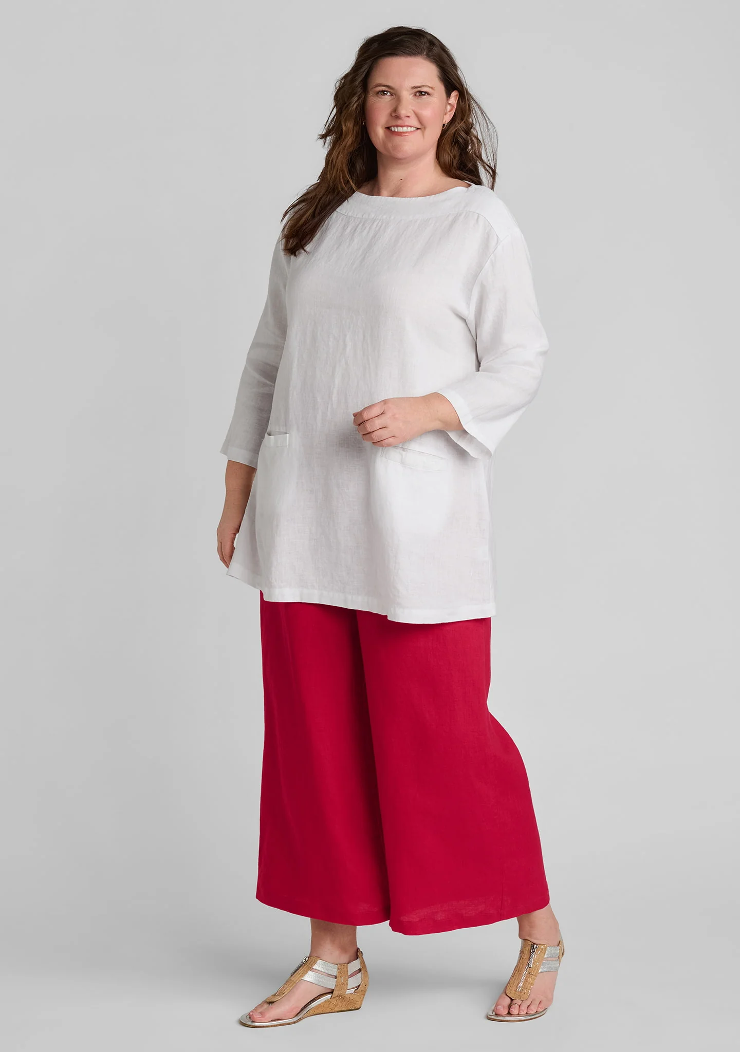 Mod Tunic - Linen Shirt - Image 4