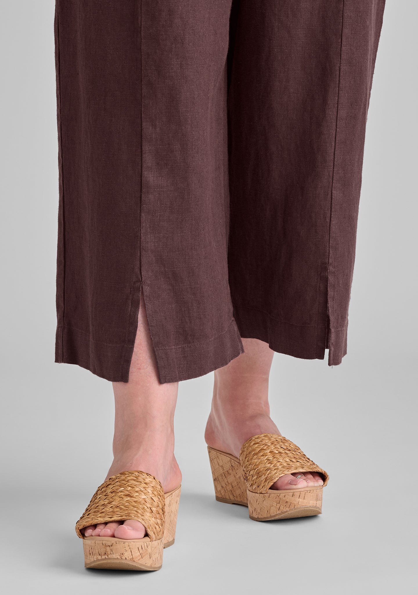 Modern Flood - Linen Pants With Elastic Waist - FINAL SALE - Image 5