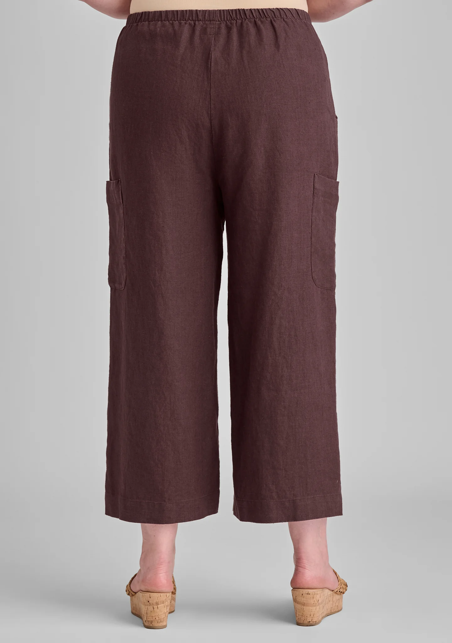 Modern Flood - Linen Pants With Elastic Waist - FINAL SALE - Image 7