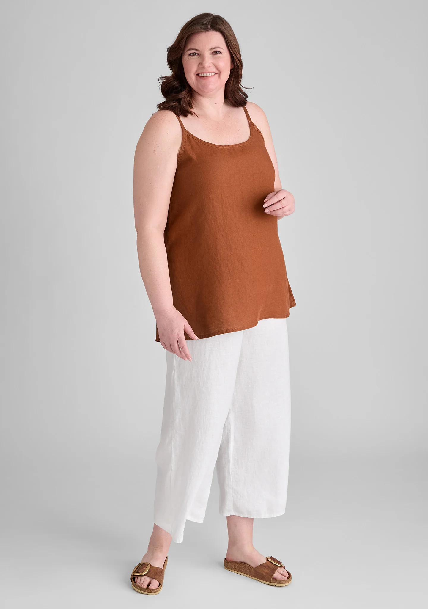 Nighttime Cami - Linen Tank Top - FINAL SALE - Image 10