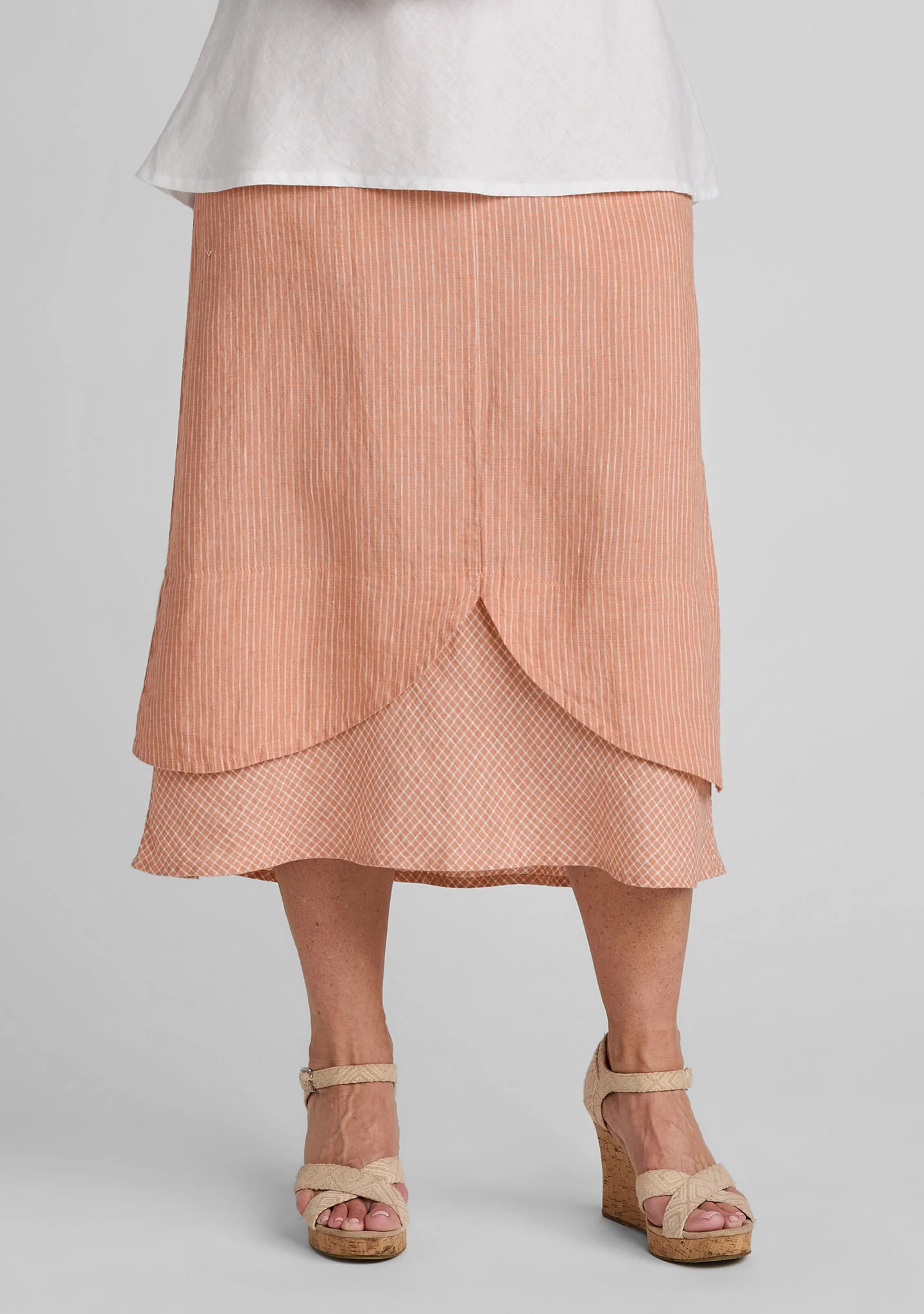 Pedal Skirt - Linen Skirt - Image 4