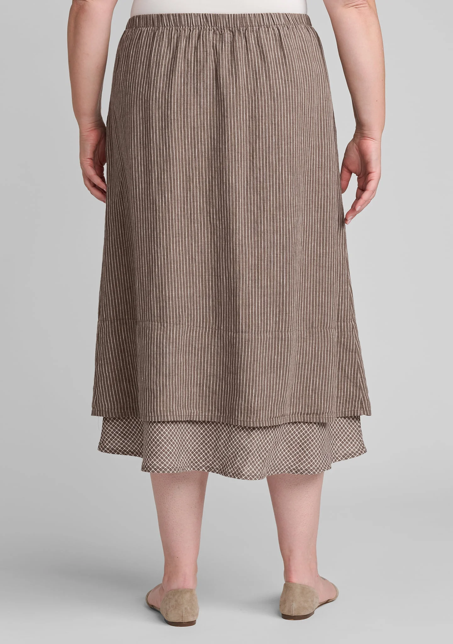 Pedal Skirt - Linen Skirt - Image 8