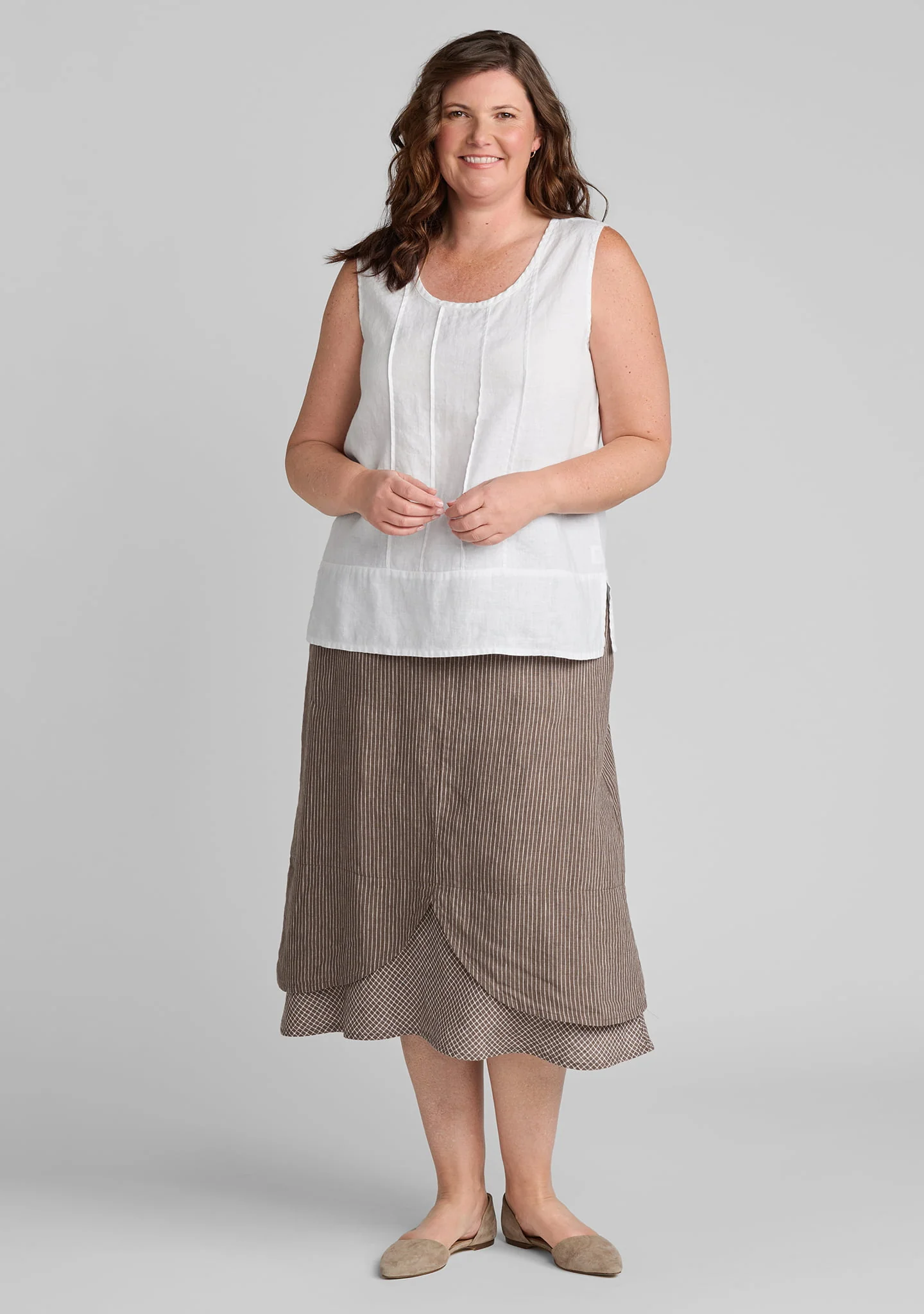 Pedal Skirt - Linen Skirt - Image 9