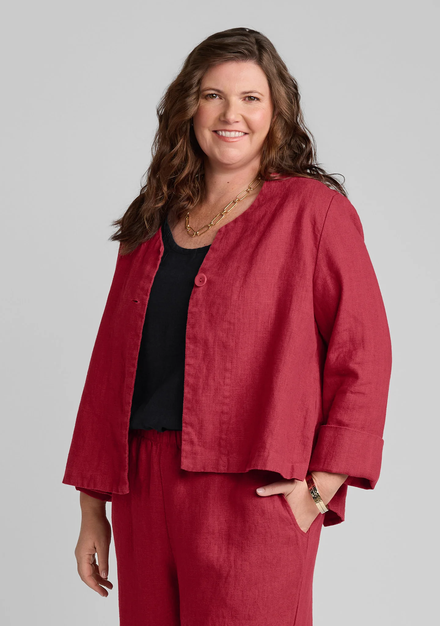 Petal Jacket - Linen Jacket - Image 4