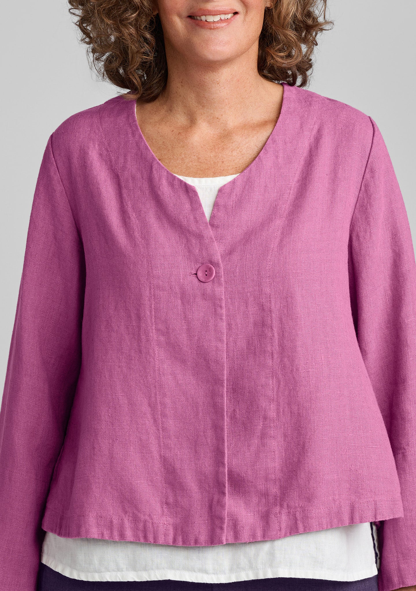 Petal Jacket - Linen Jacket - Image 5