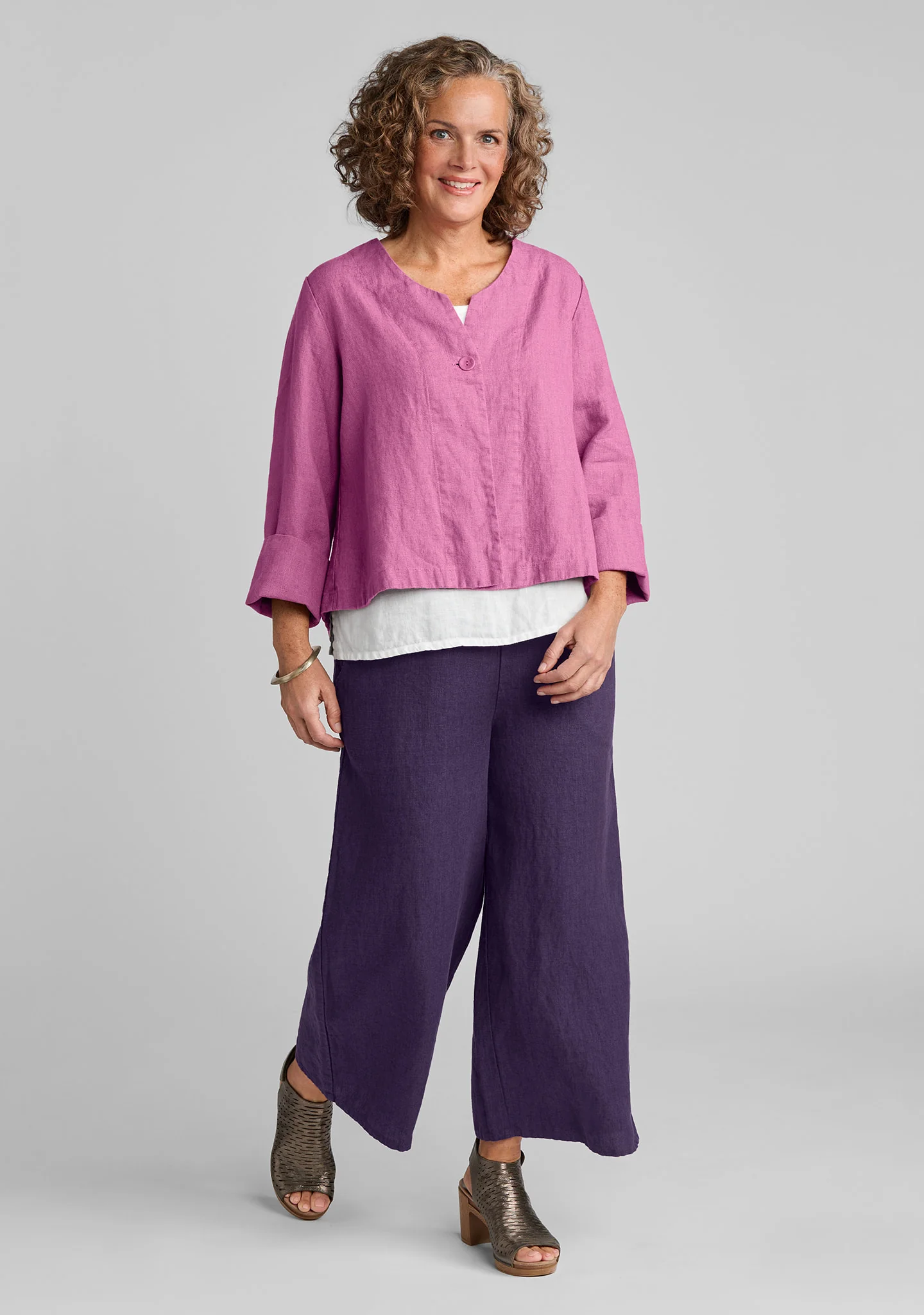 Petal Jacket - Linen Jacket - Image 9