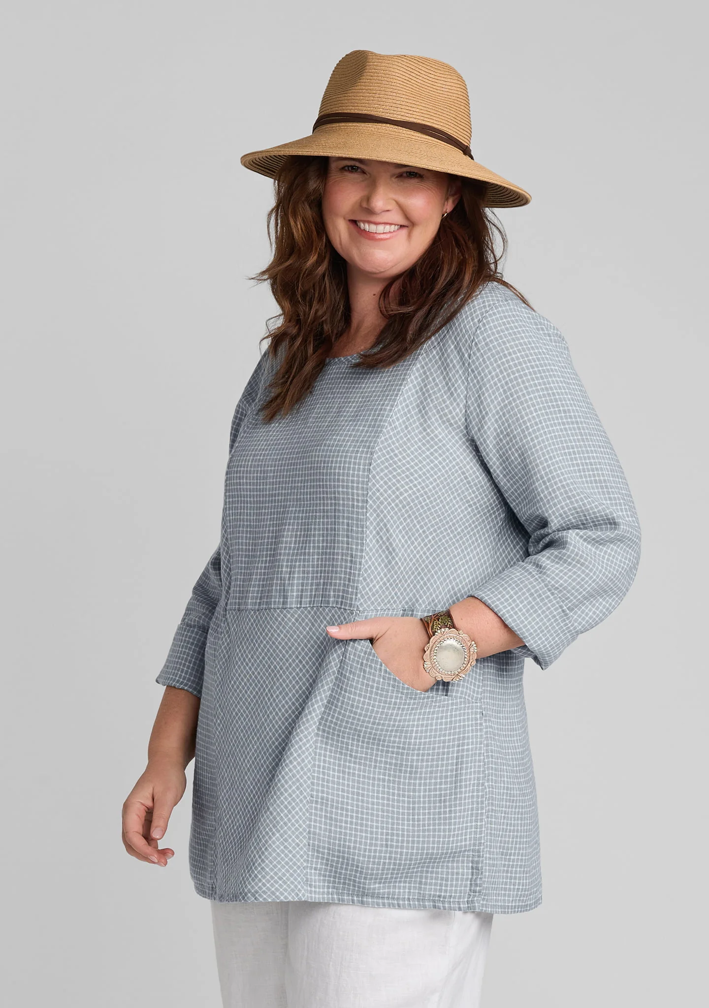 Picnic Shirt - Linen Pullover - Image 3