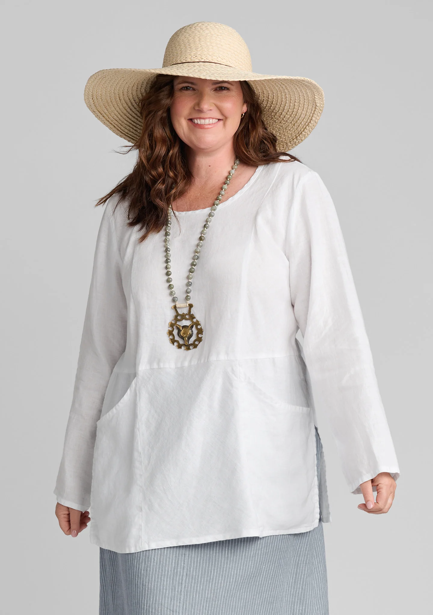Picnic Shirt - Linen Pullover - Image 5