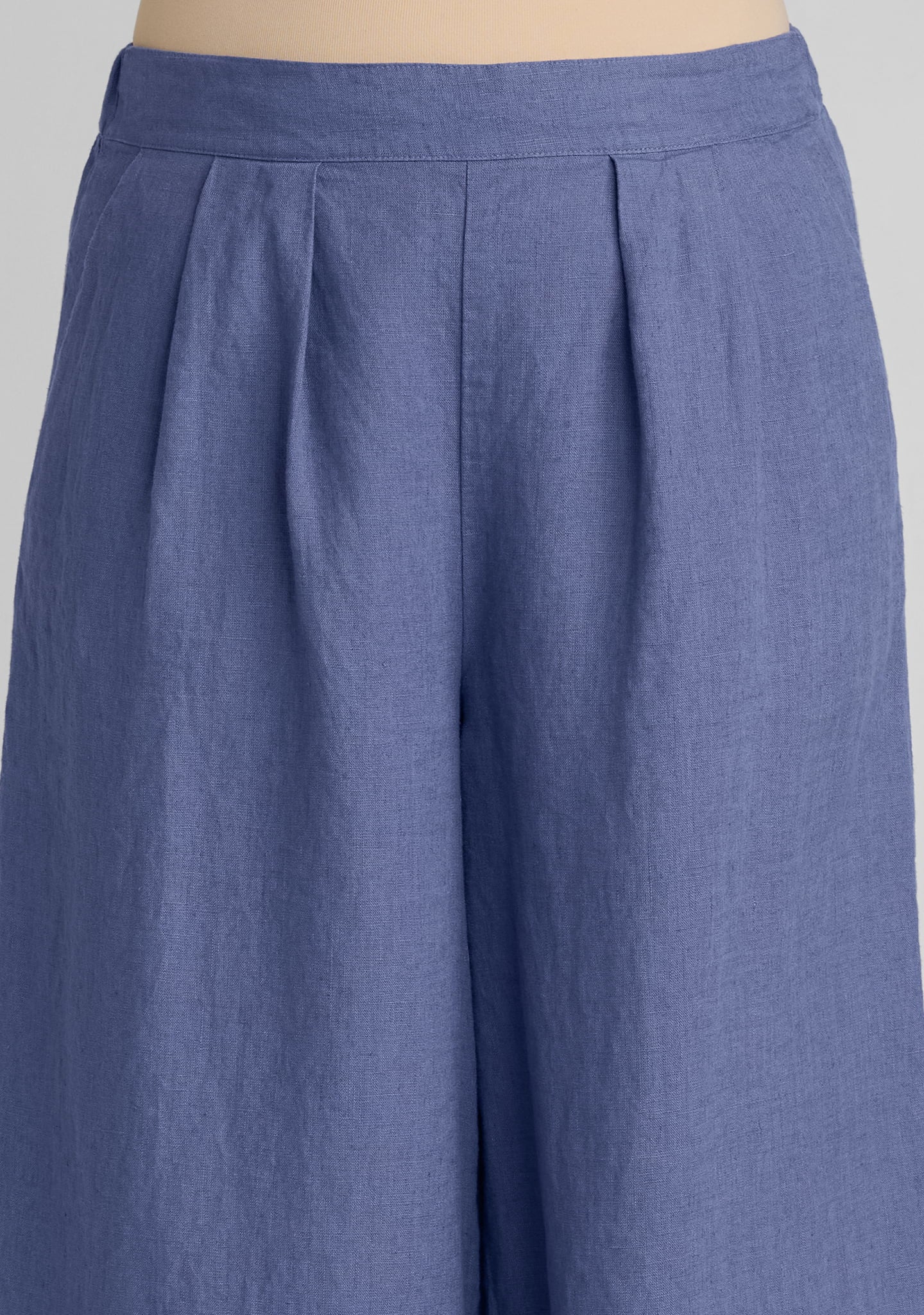 Pleat Pant - Wide Leg Linen Pant - Image 10