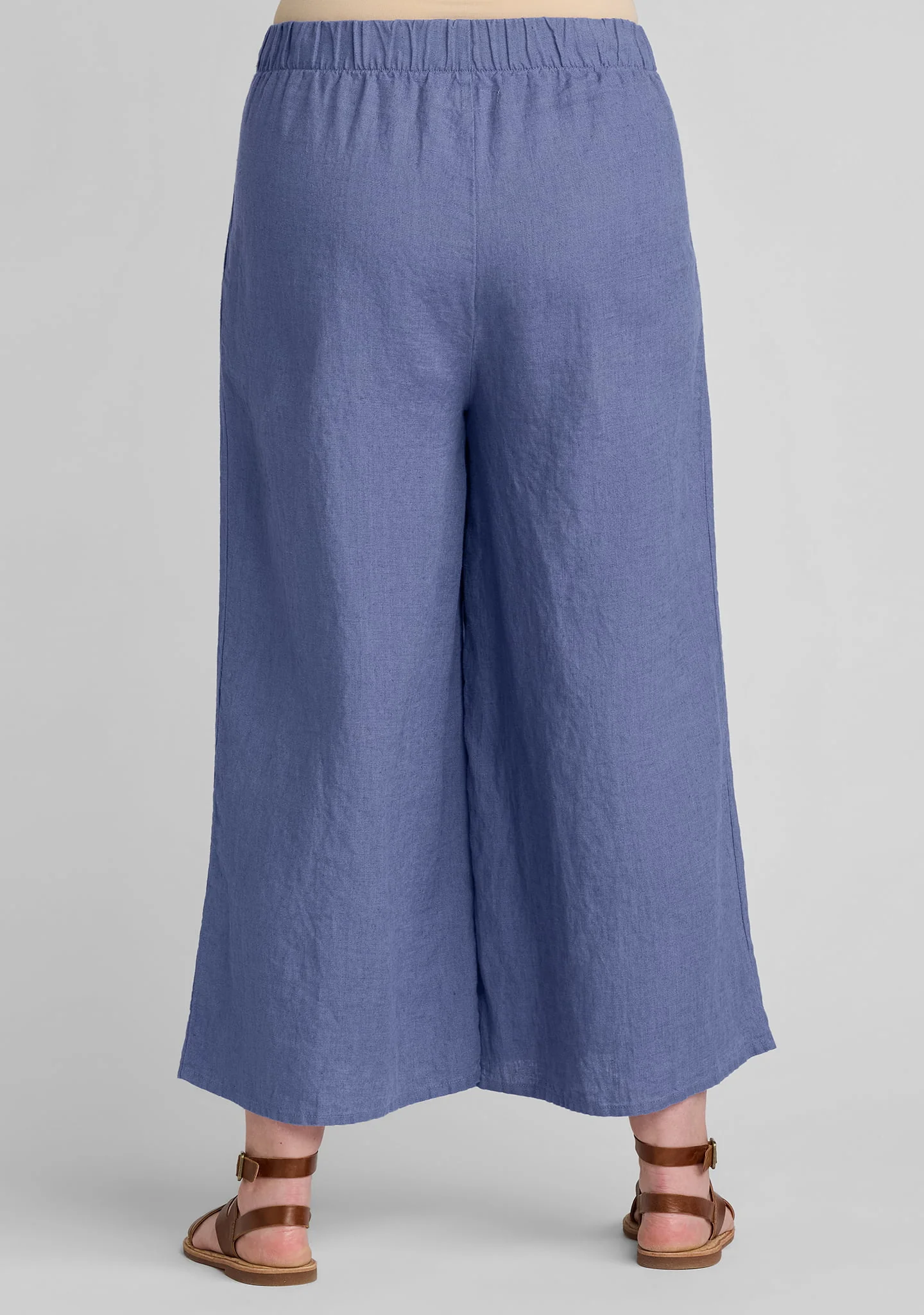 Pleat Pant - Wide Leg Linen Pant - Image 8