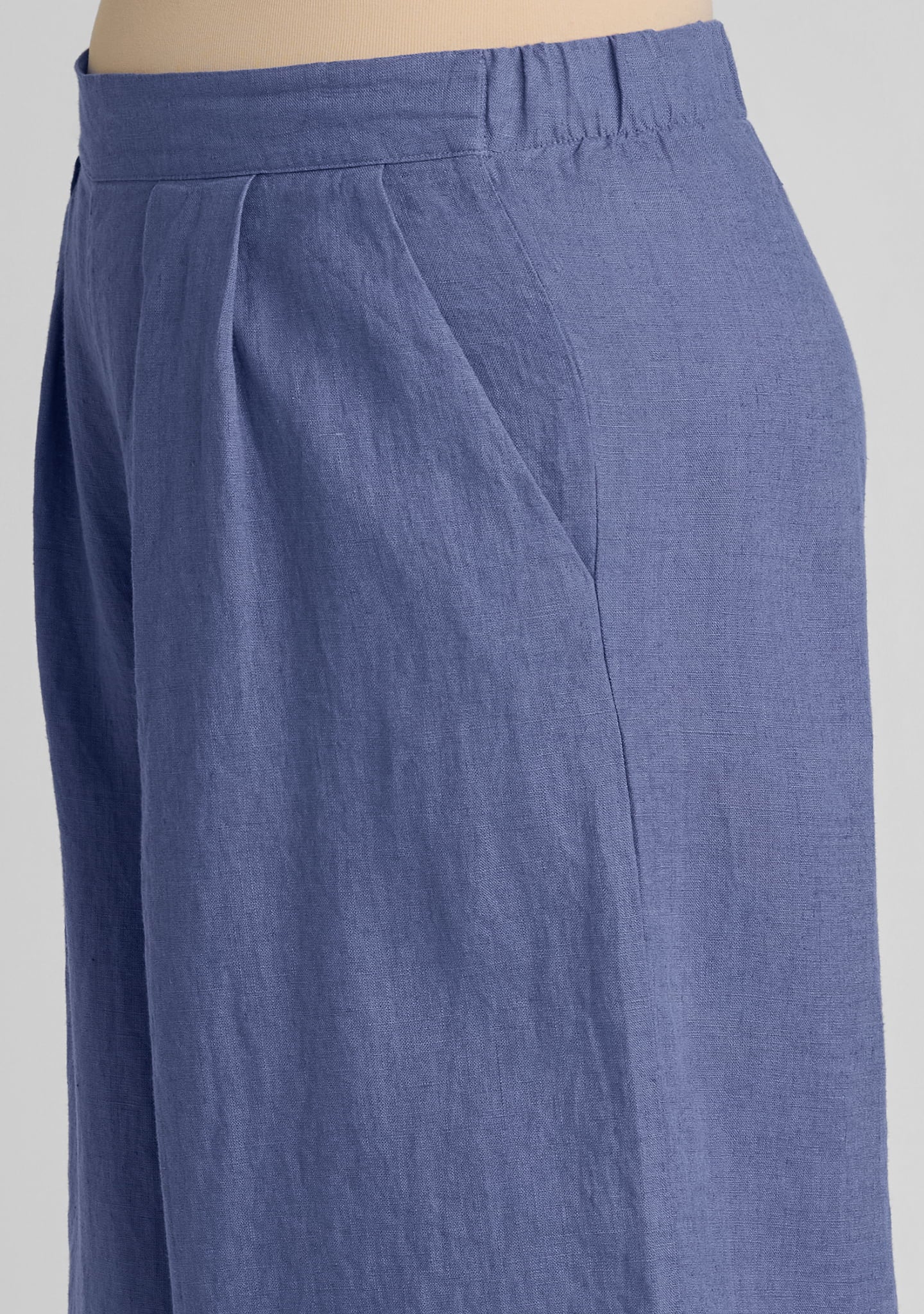 Pleat Pant - Wide Leg Linen Pant - Image 9