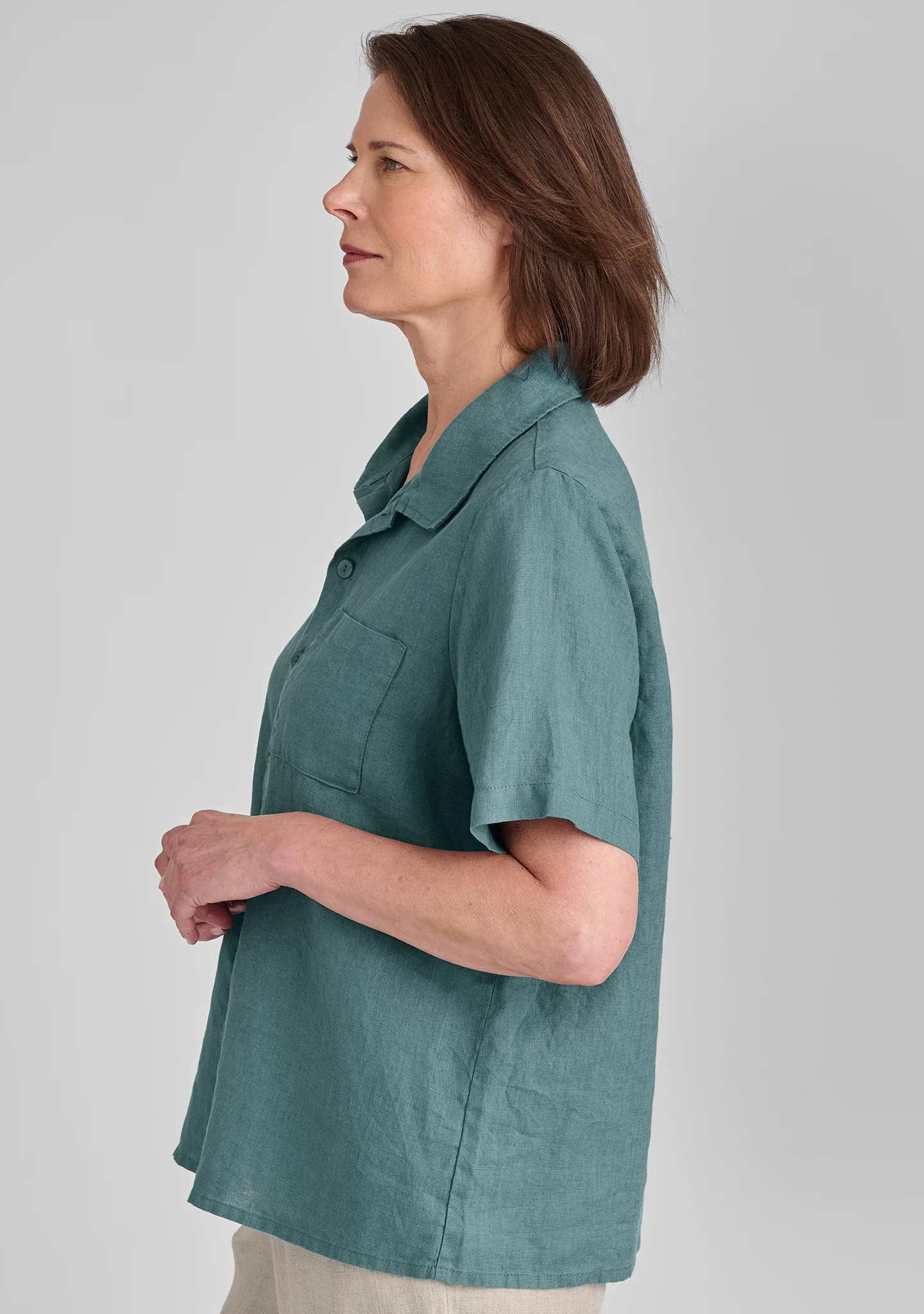 Recamp - Linen Button Down Shirt - FINAL SALE - Image 8