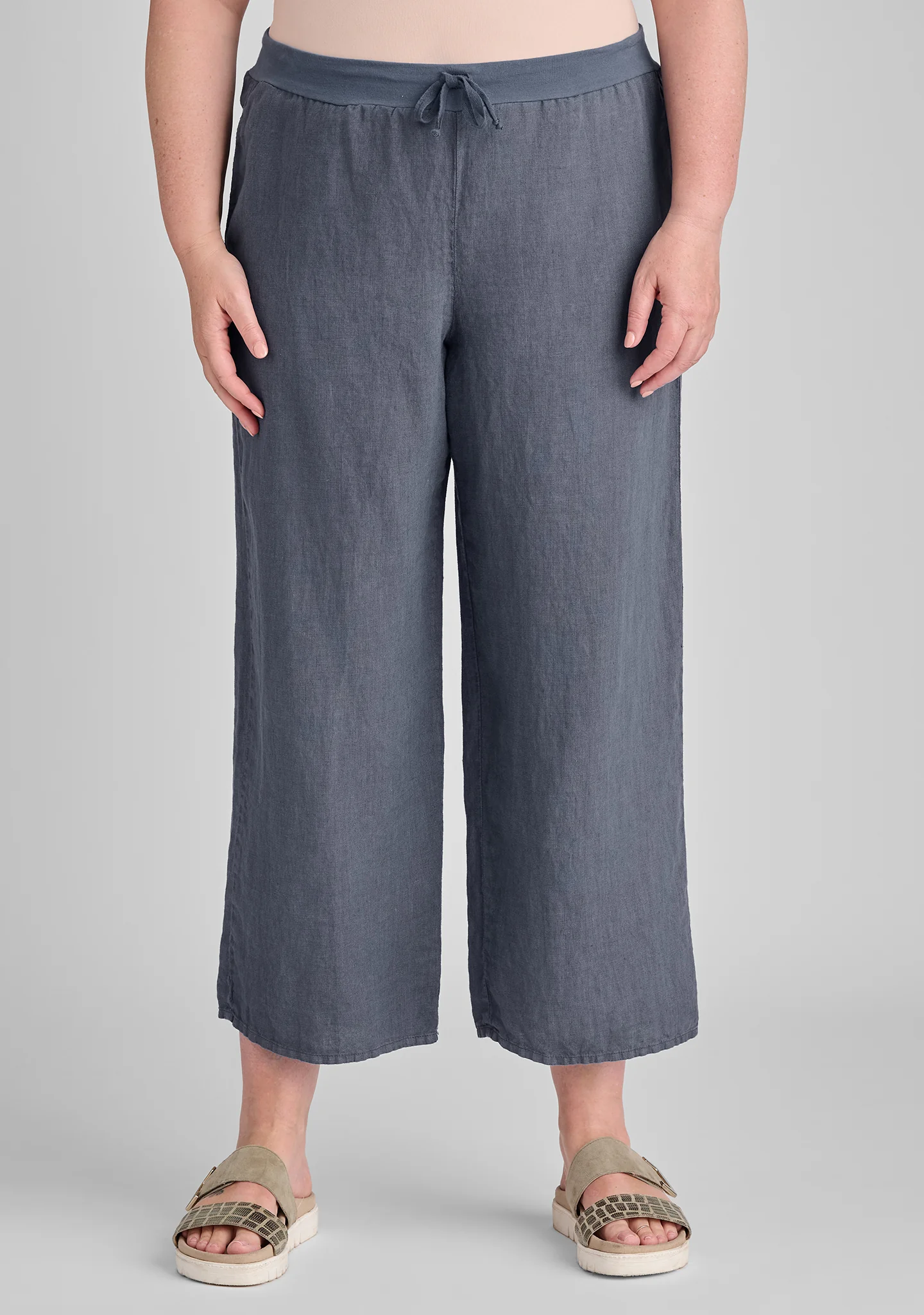Renewed Flood - Linen Drawstring Pants - FINAL SALE - Image 4