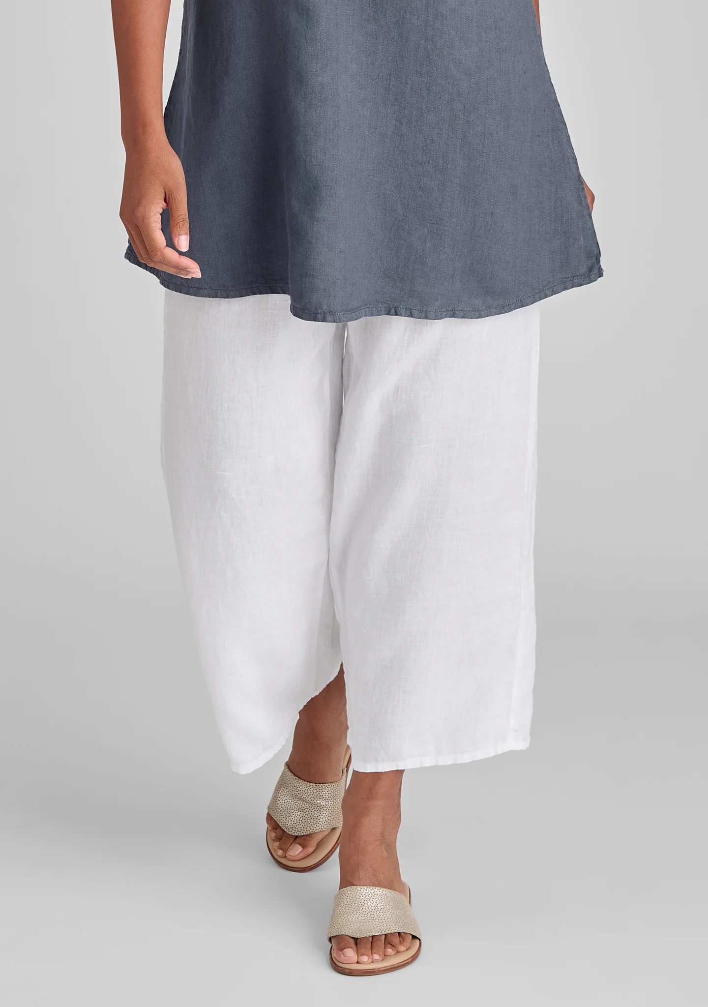 Renewed Flood - Linen Drawstring Pants - FINAL SALE - Image 5