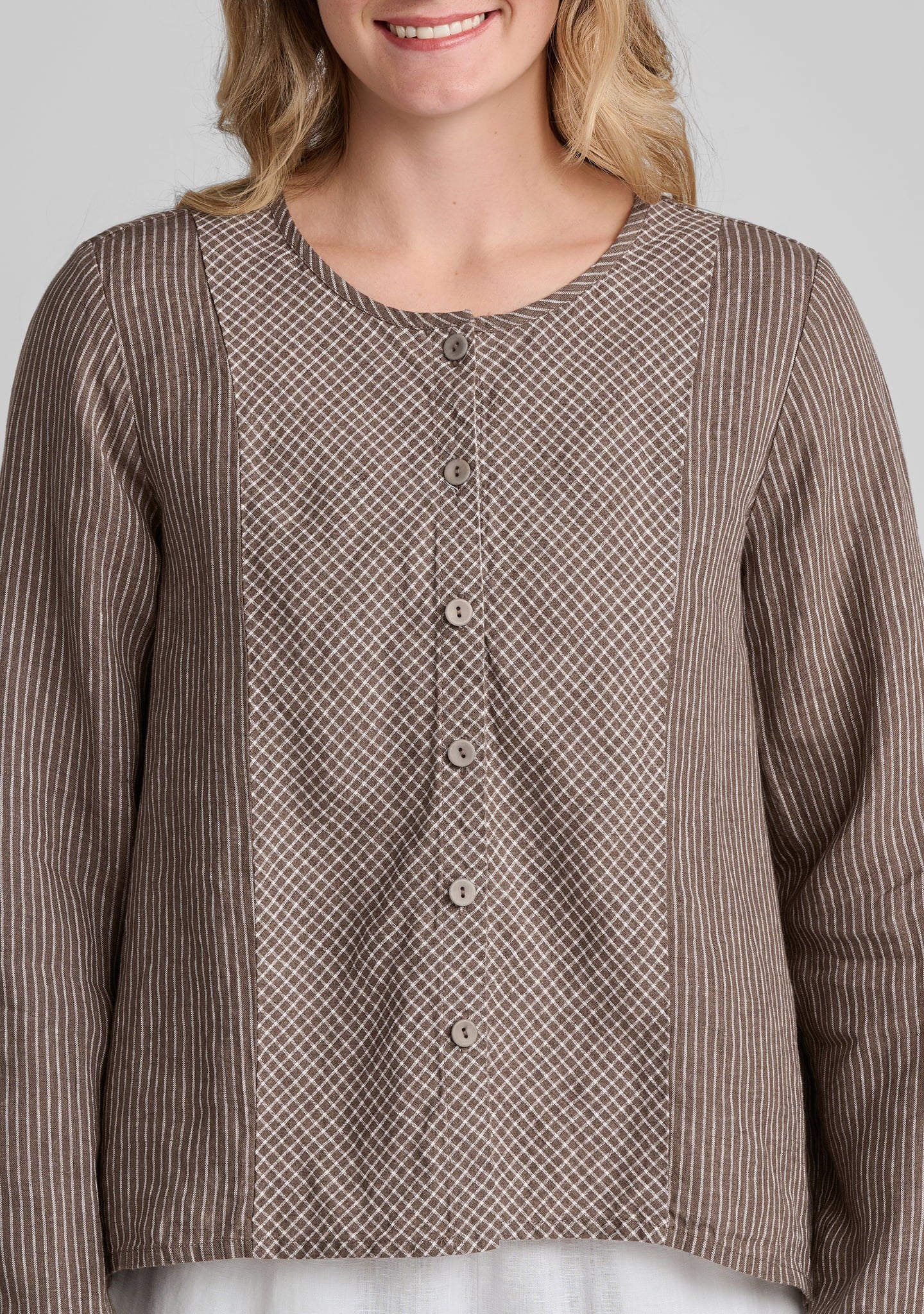 Rippling Jacket - Linen Cardigan - Image 10