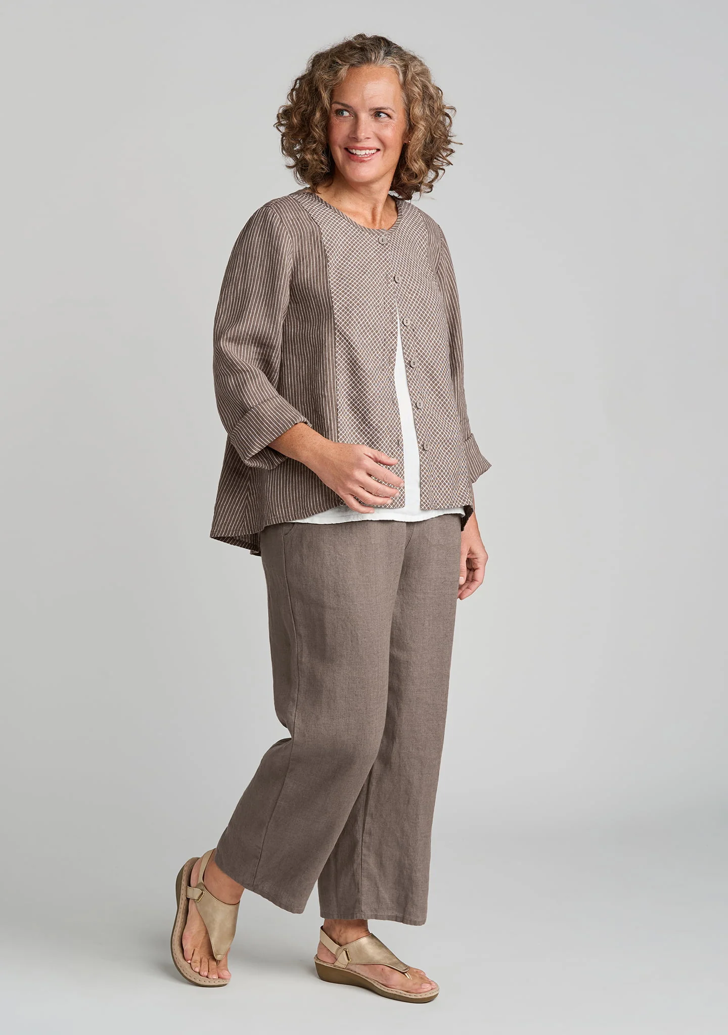Rippling Jacket - Linen Cardigan - Image 7