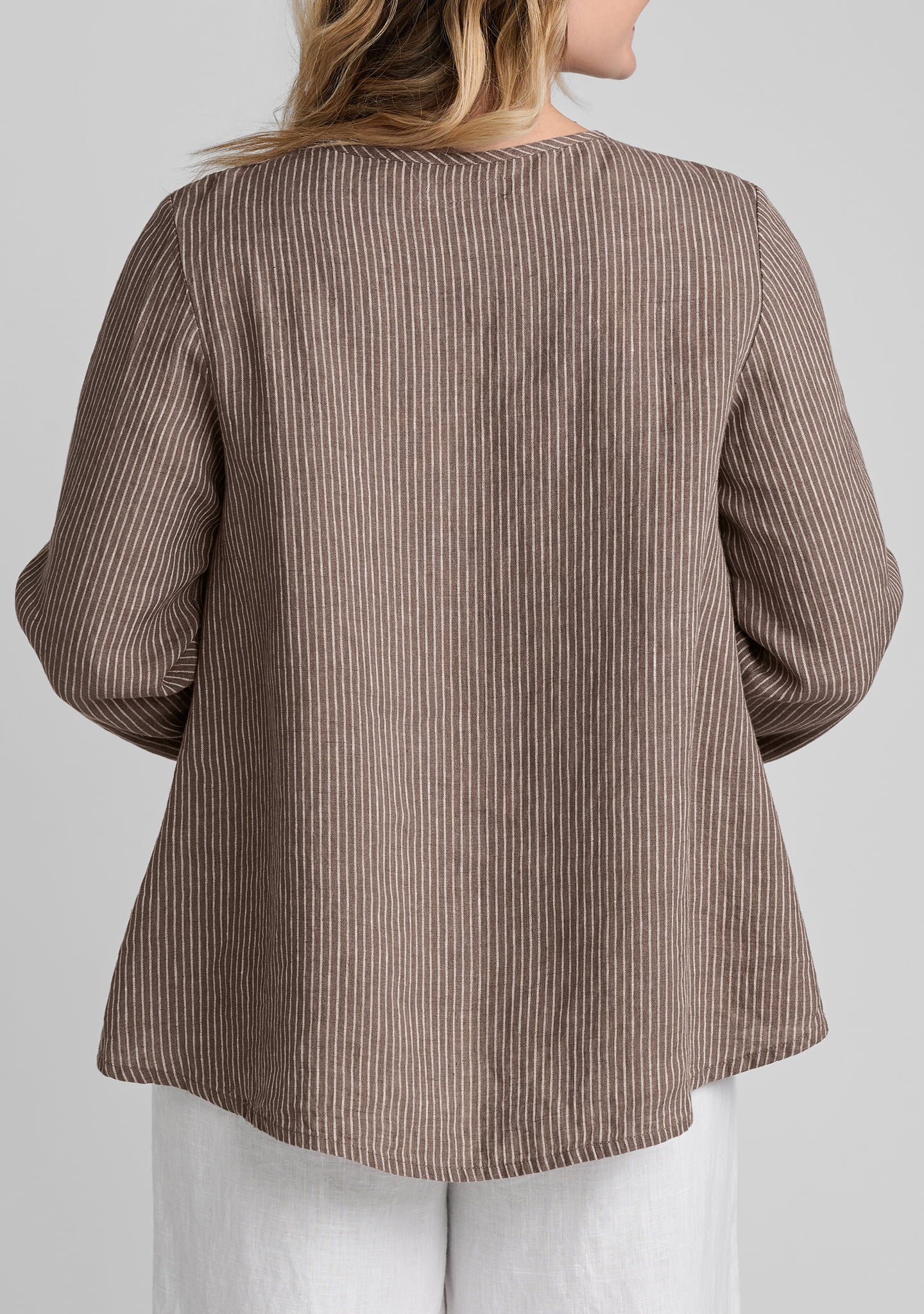 Rippling Jacket - Linen Cardigan - Image 8