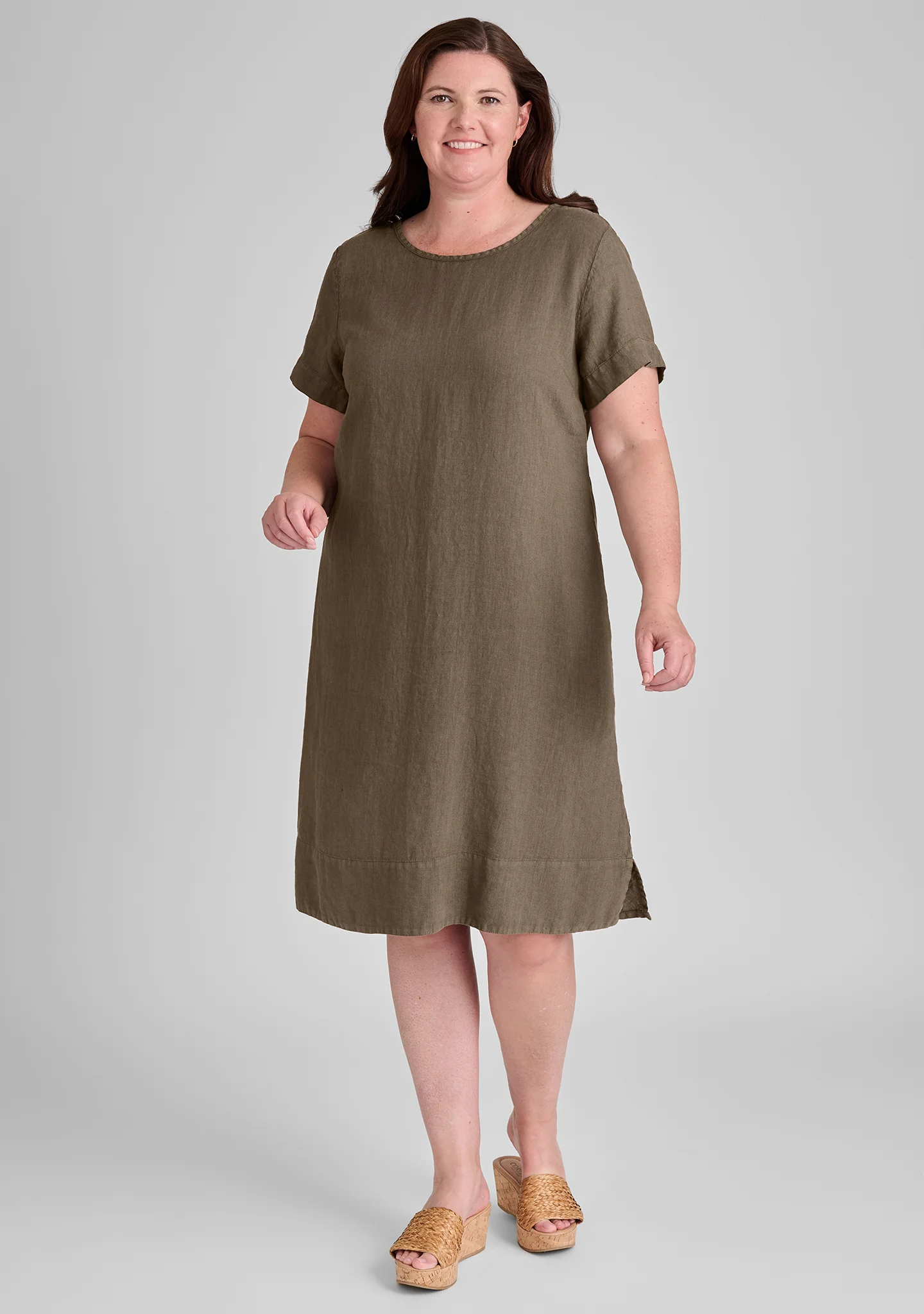 Roadie Tee Dress - Linen Dress - FINAL SALE - Image 3