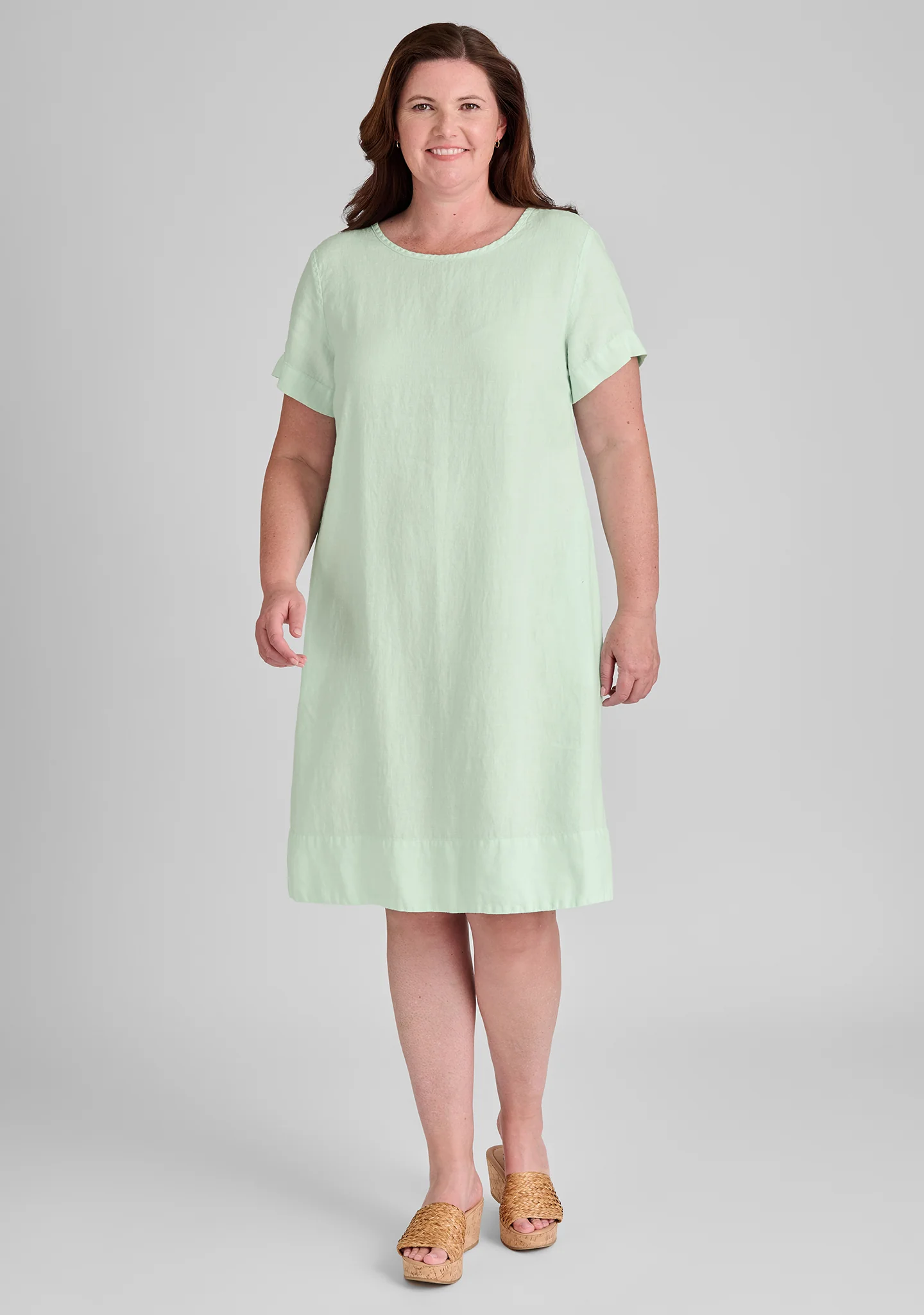 Roadie Tee Dress - Linen Dress - FINAL SALE - Image 4