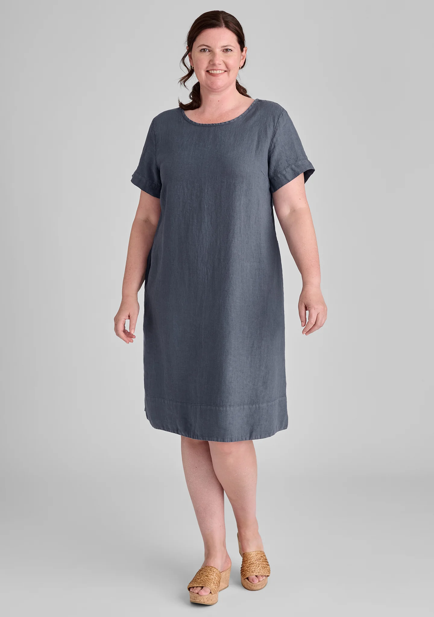 Roadie Tee Dress - Linen Dress - FINAL SALE - Image 5
