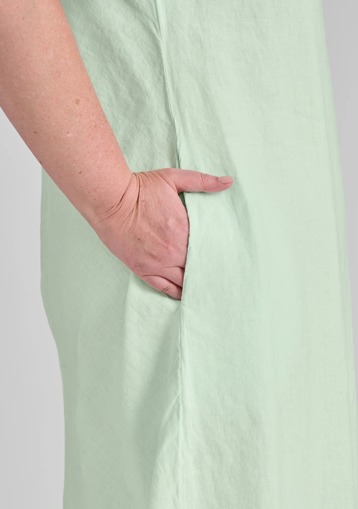 Roadie Tee Dress - Linen Dress - FINAL SALE - Image 7