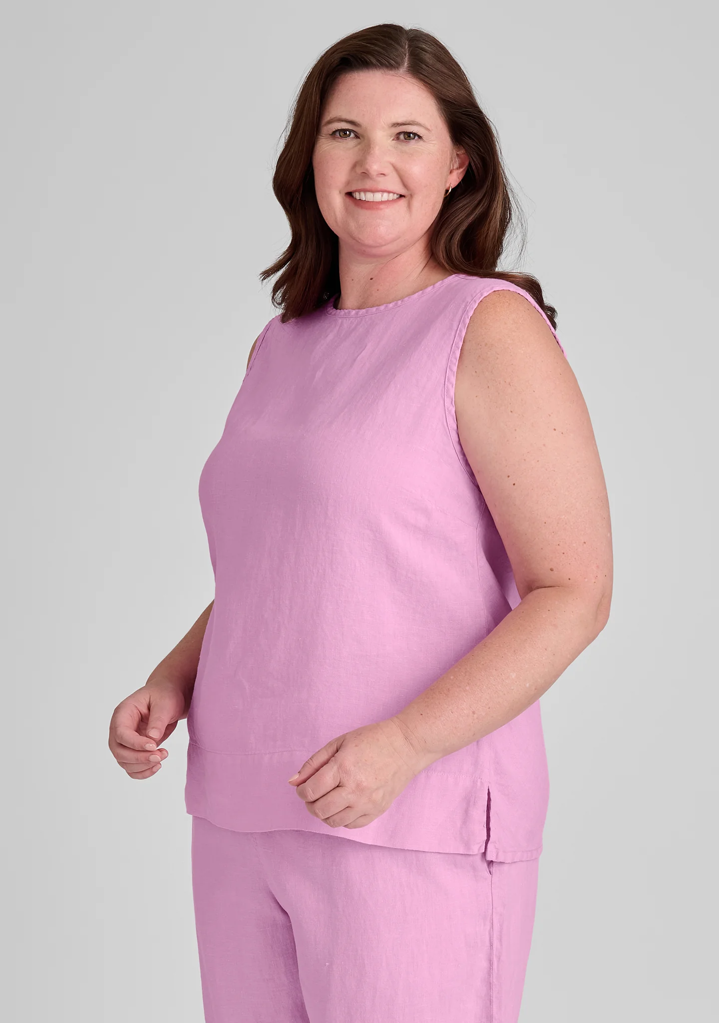 Roadie Top - Linen Tank Top - FINAL SALE - Image 4