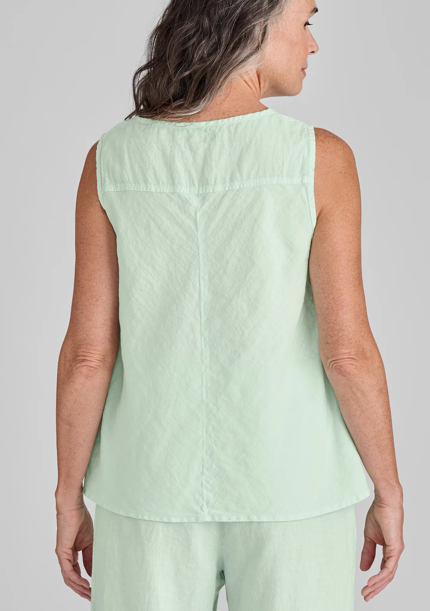Roadie Top - Linen Tank Top - FINAL SALE - Image 7
