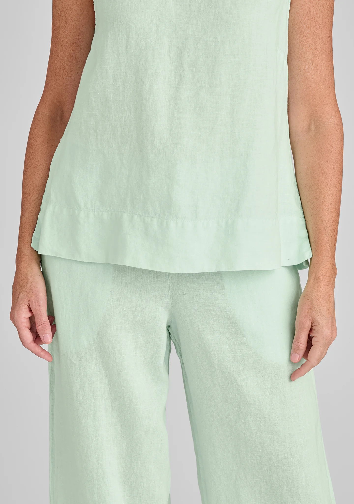 Roadie Top - Linen Tank Top - FINAL SALE - Image 8