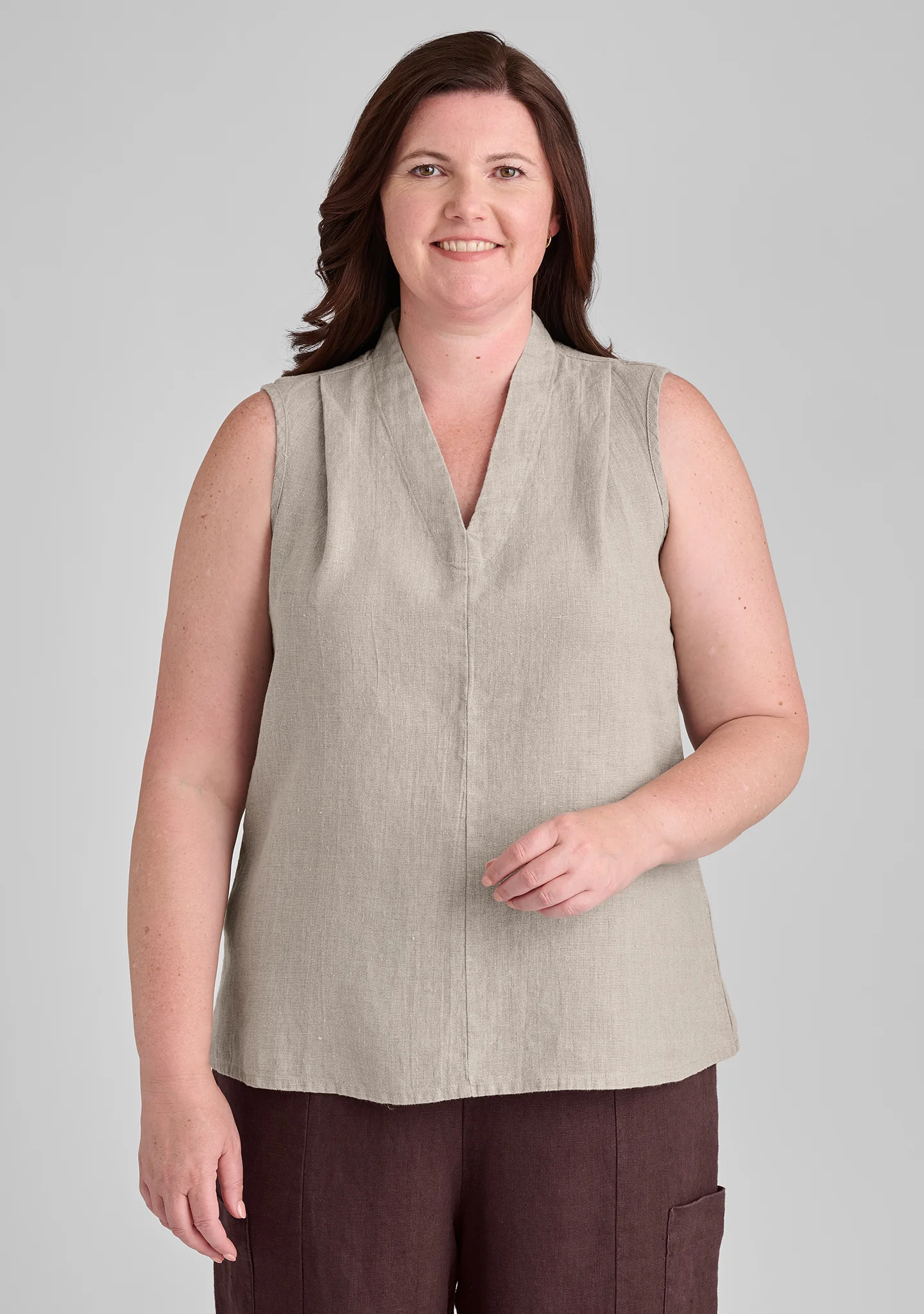 RSVP Tank - Linen Tank Top - FINAL SALE - Image 4