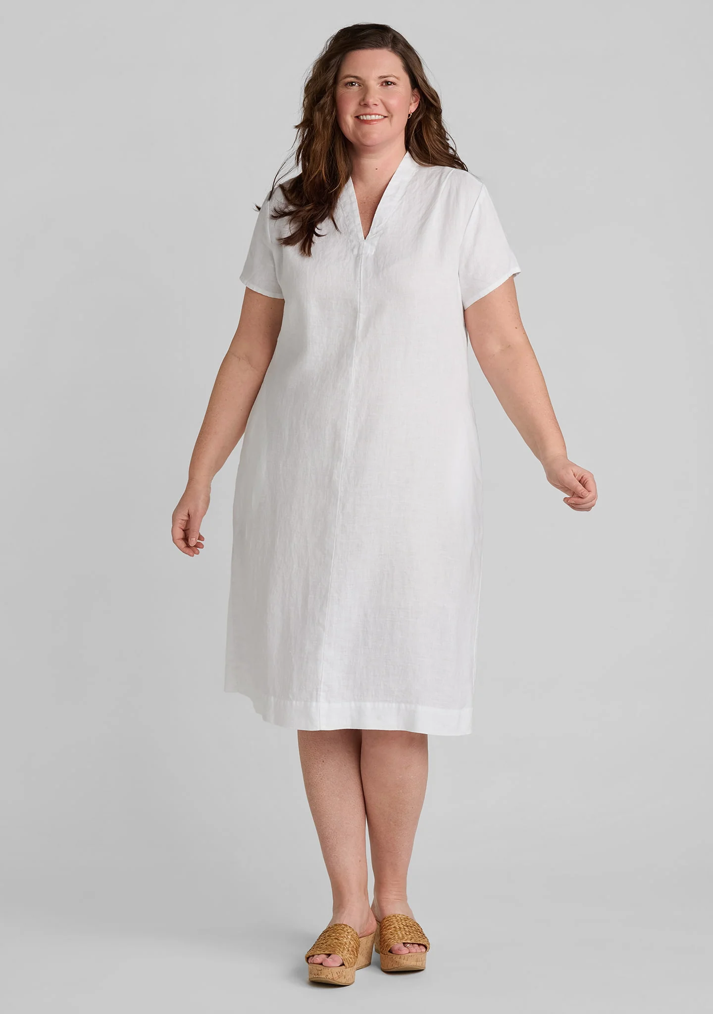 RSVP Tee Dress - Linen Dress - Image 3