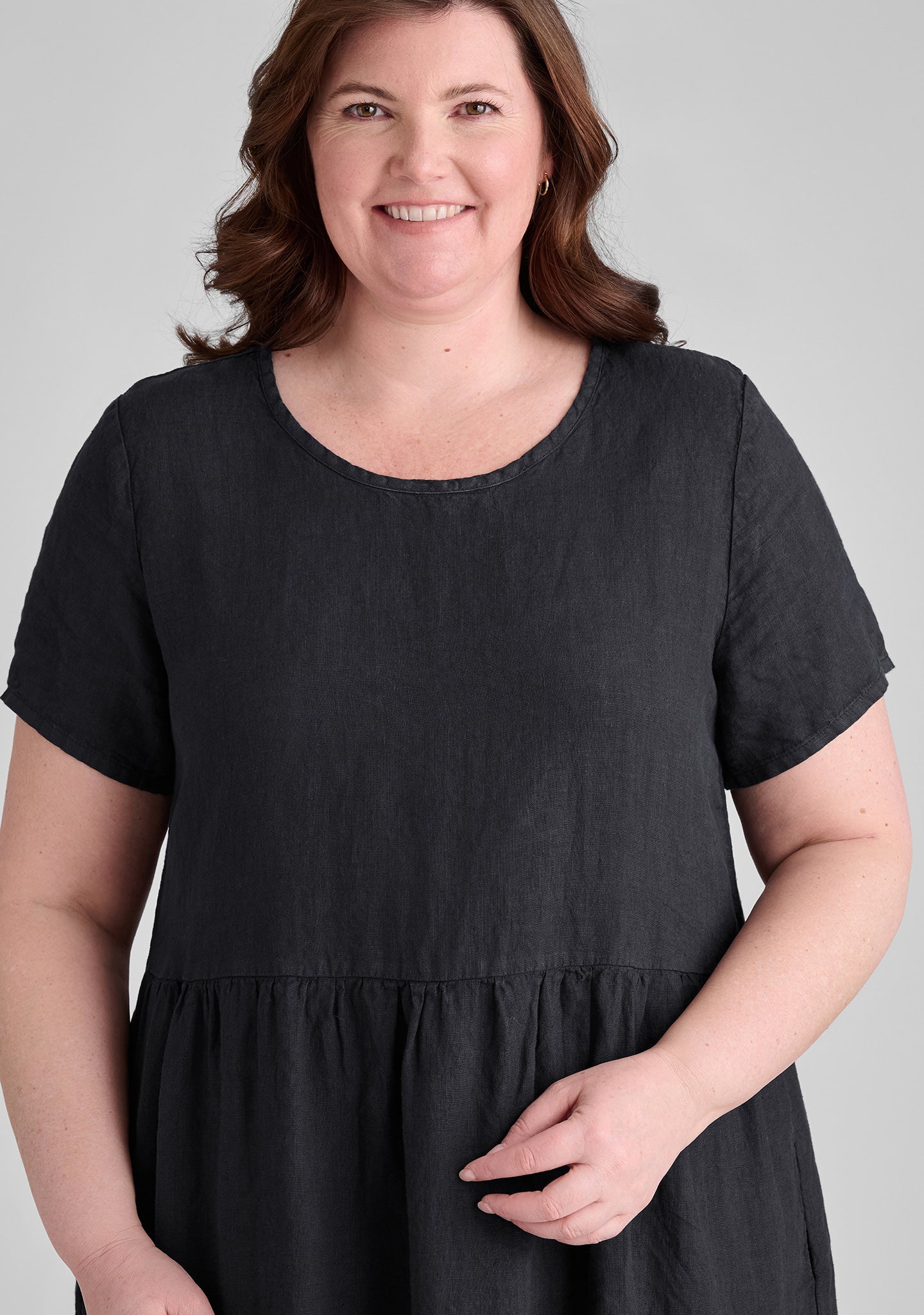 Ruthie's Dress - Short Sleeve Linen Dress - FINAL SALE - Image 5
