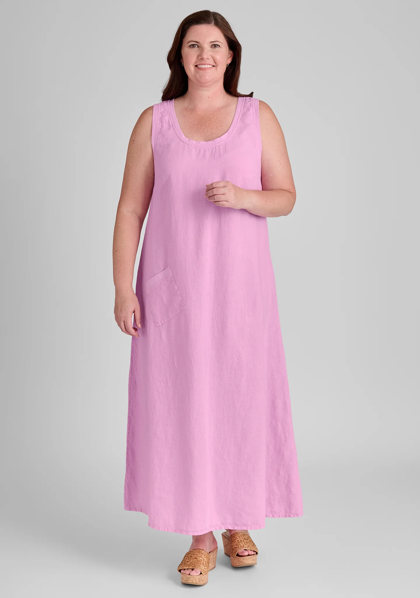 Serene Dress - Linen Maxi Dress - FINAL SALE - Image 3