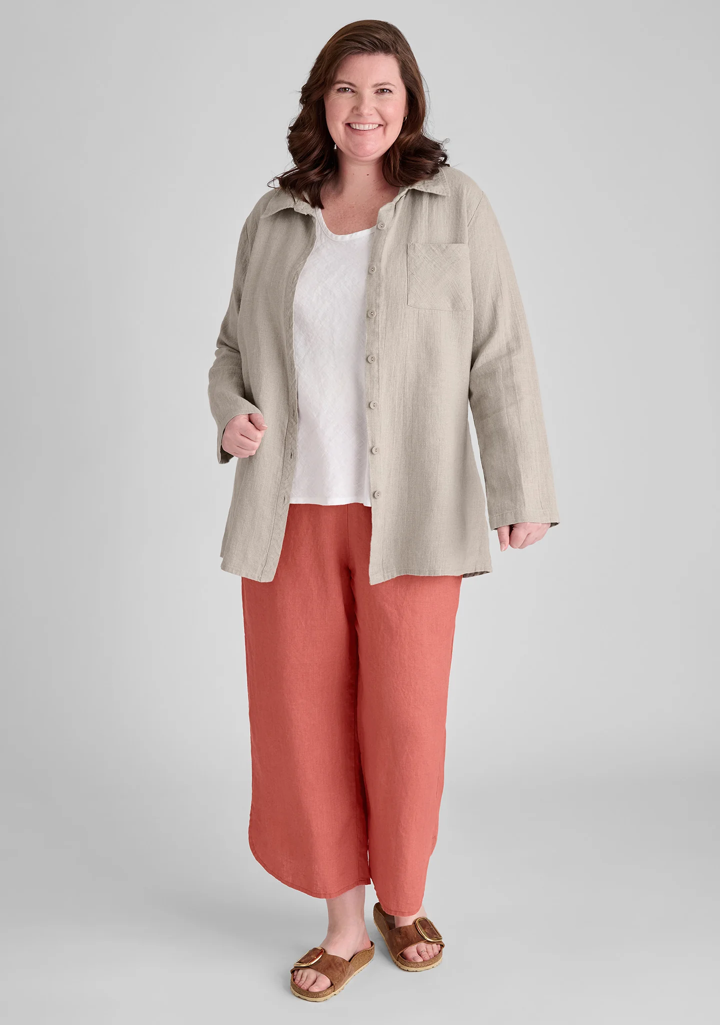 Shirttail Floods - Linen Pants - FINAL SALE - Image 3