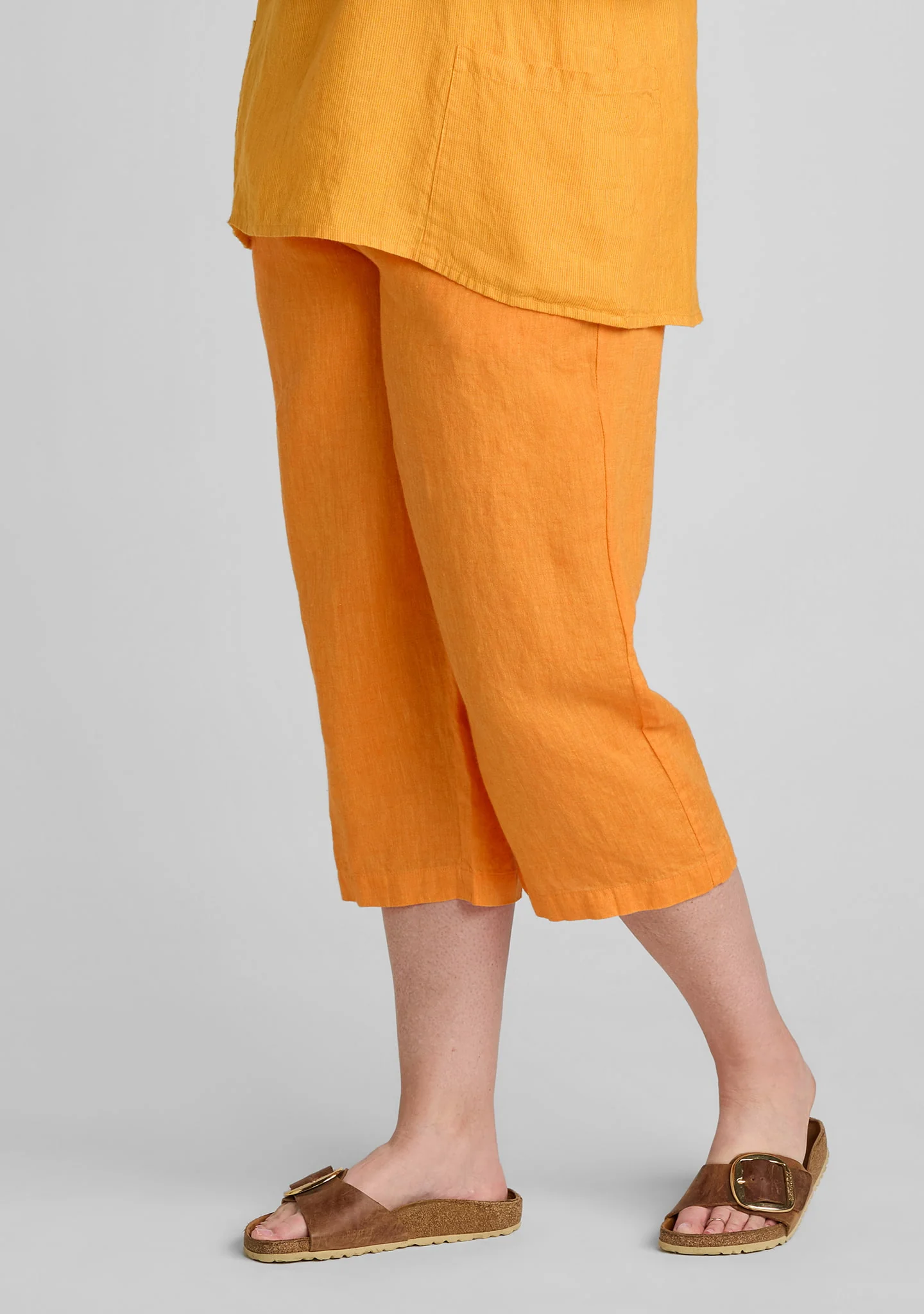 Skipper Pant - Linen Crop Pants - Image 4