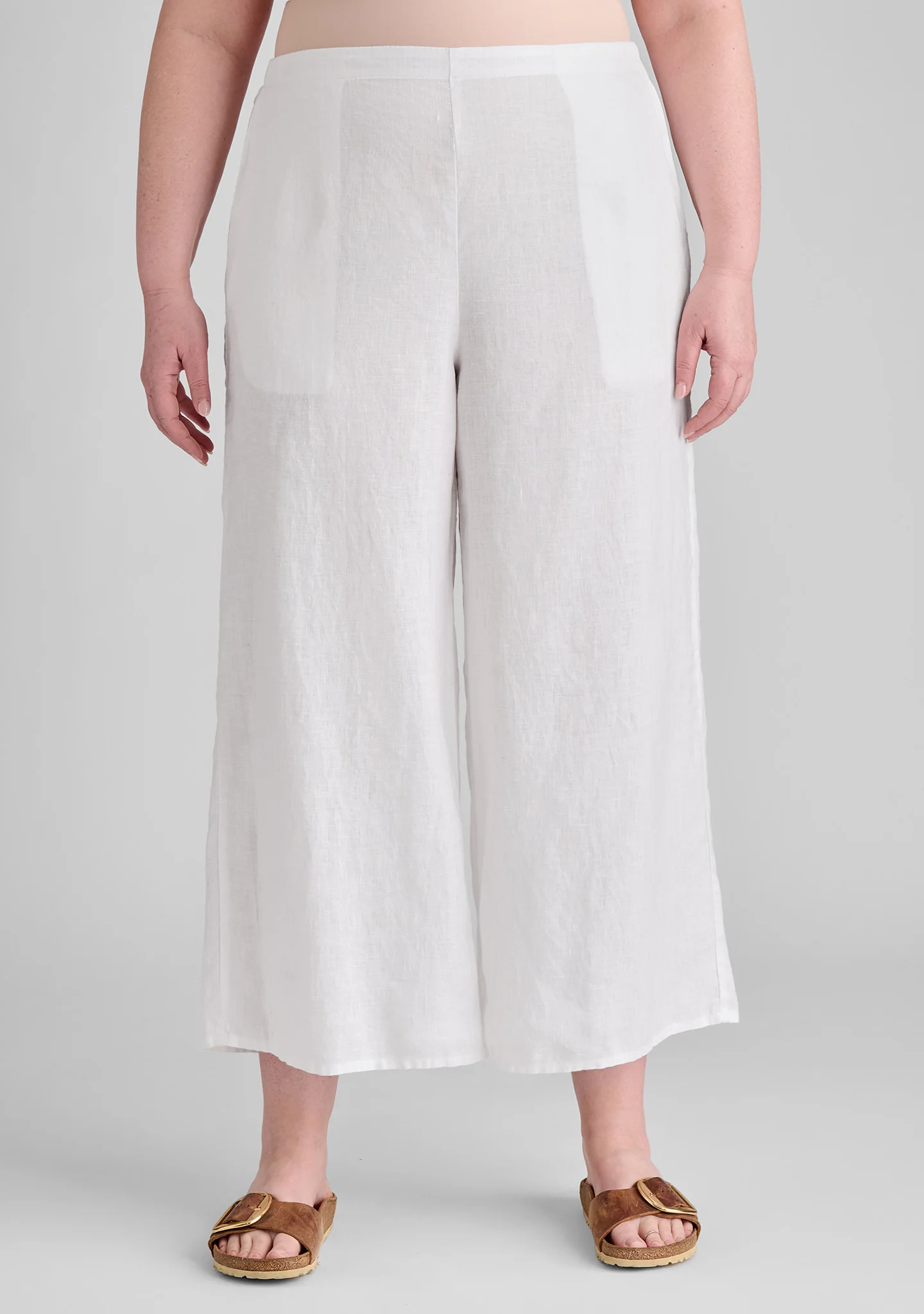 Sociable Flood - Wide Leg Linen Pants - FINAL SALE - Image 5