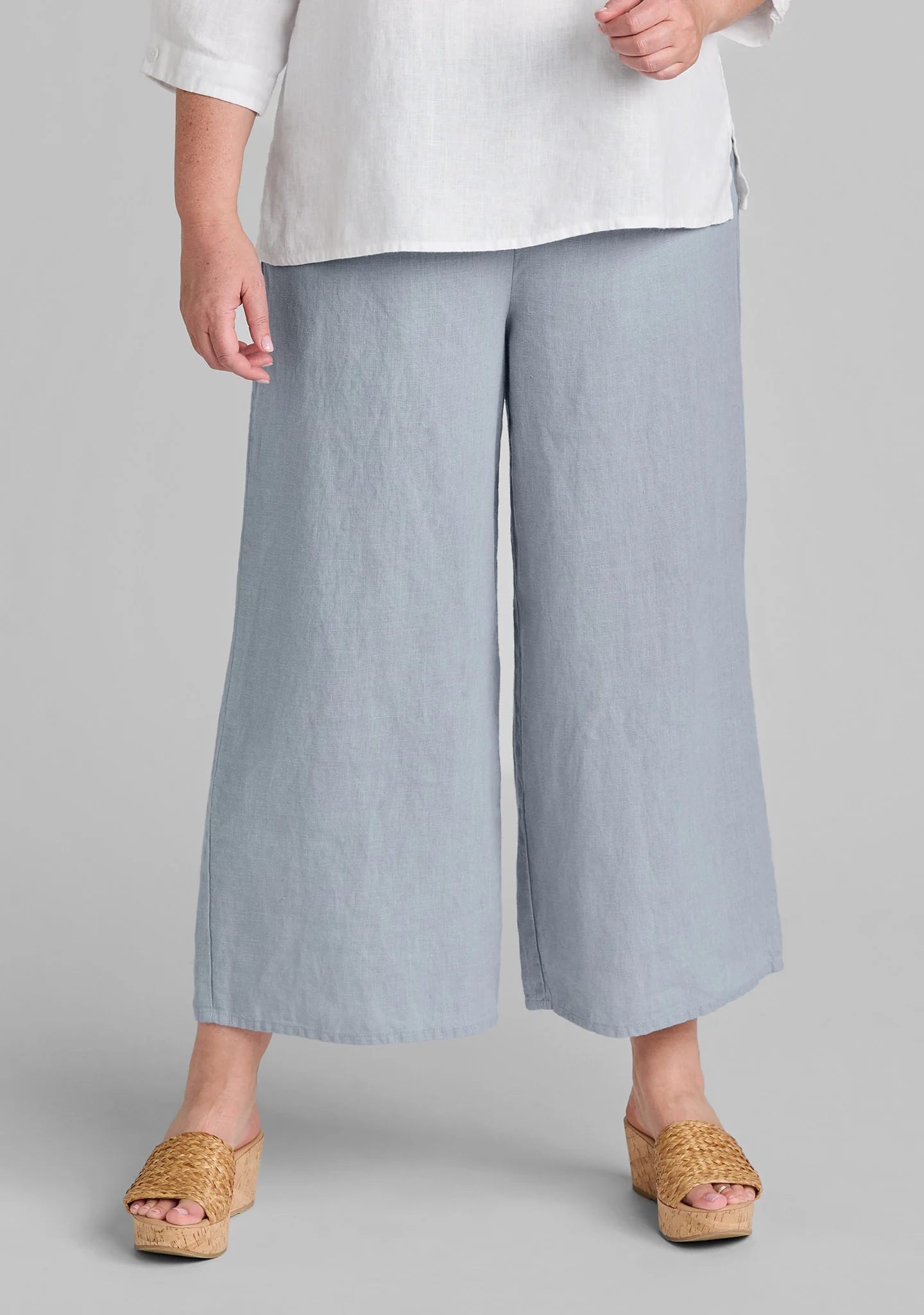Sociable Flood - Wide Leg Linen Pants - Image 4