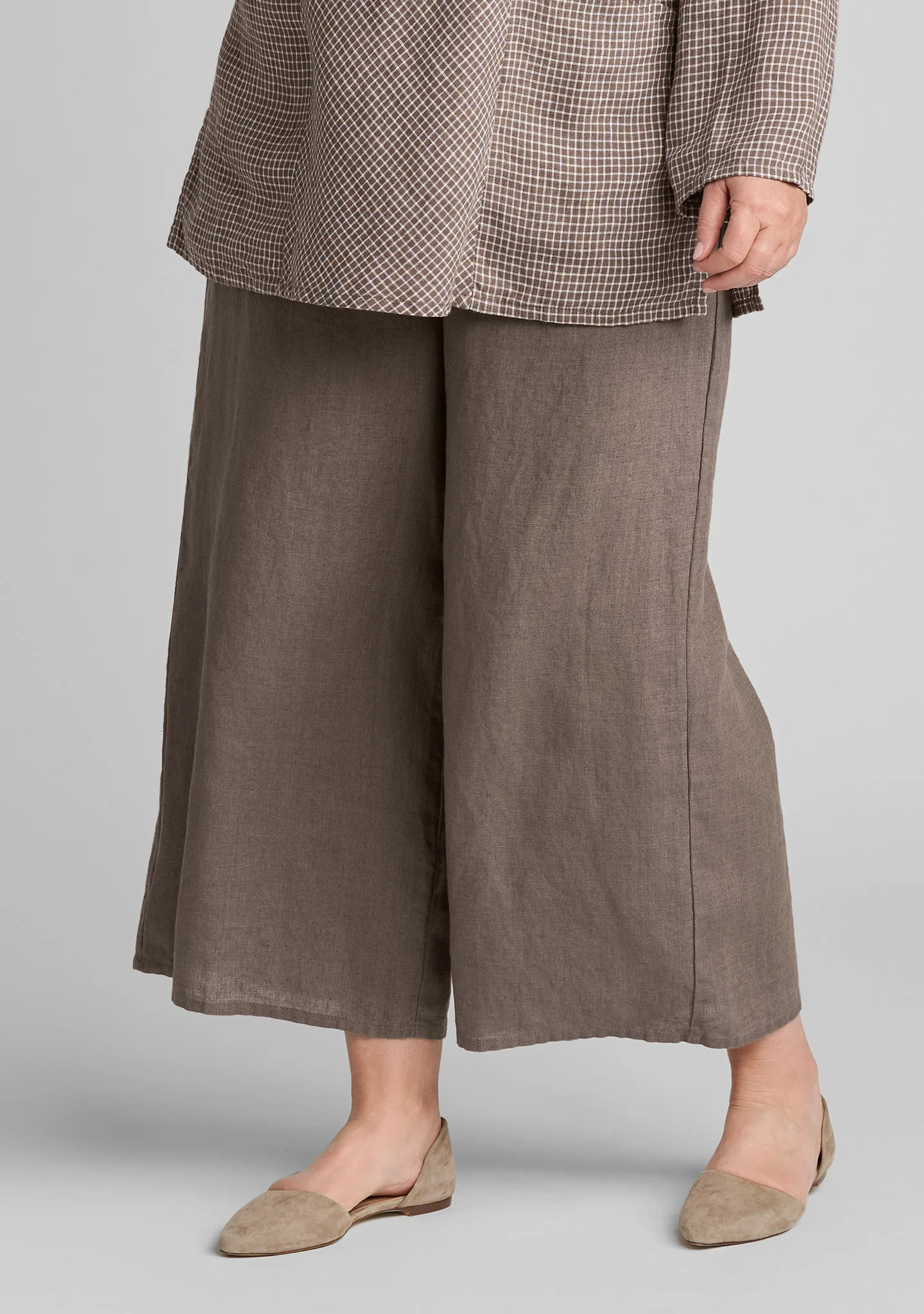 Sociable Flood - Wide Leg Linen Pants - Image 6
