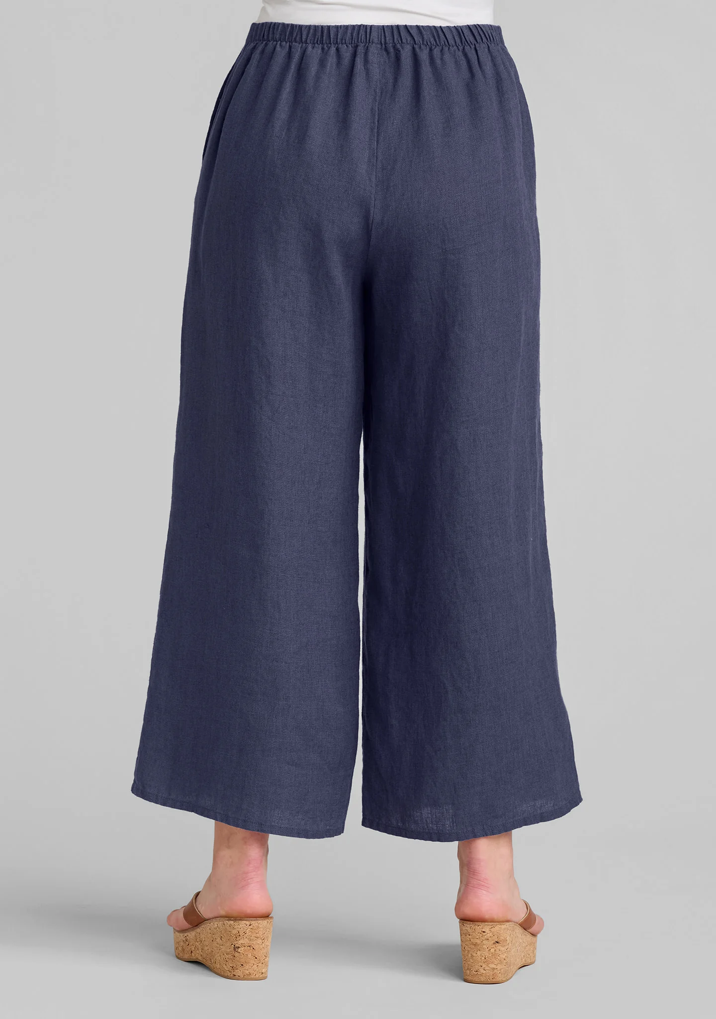 Sociable Flood - Wide Leg Linen Pants - Image 8