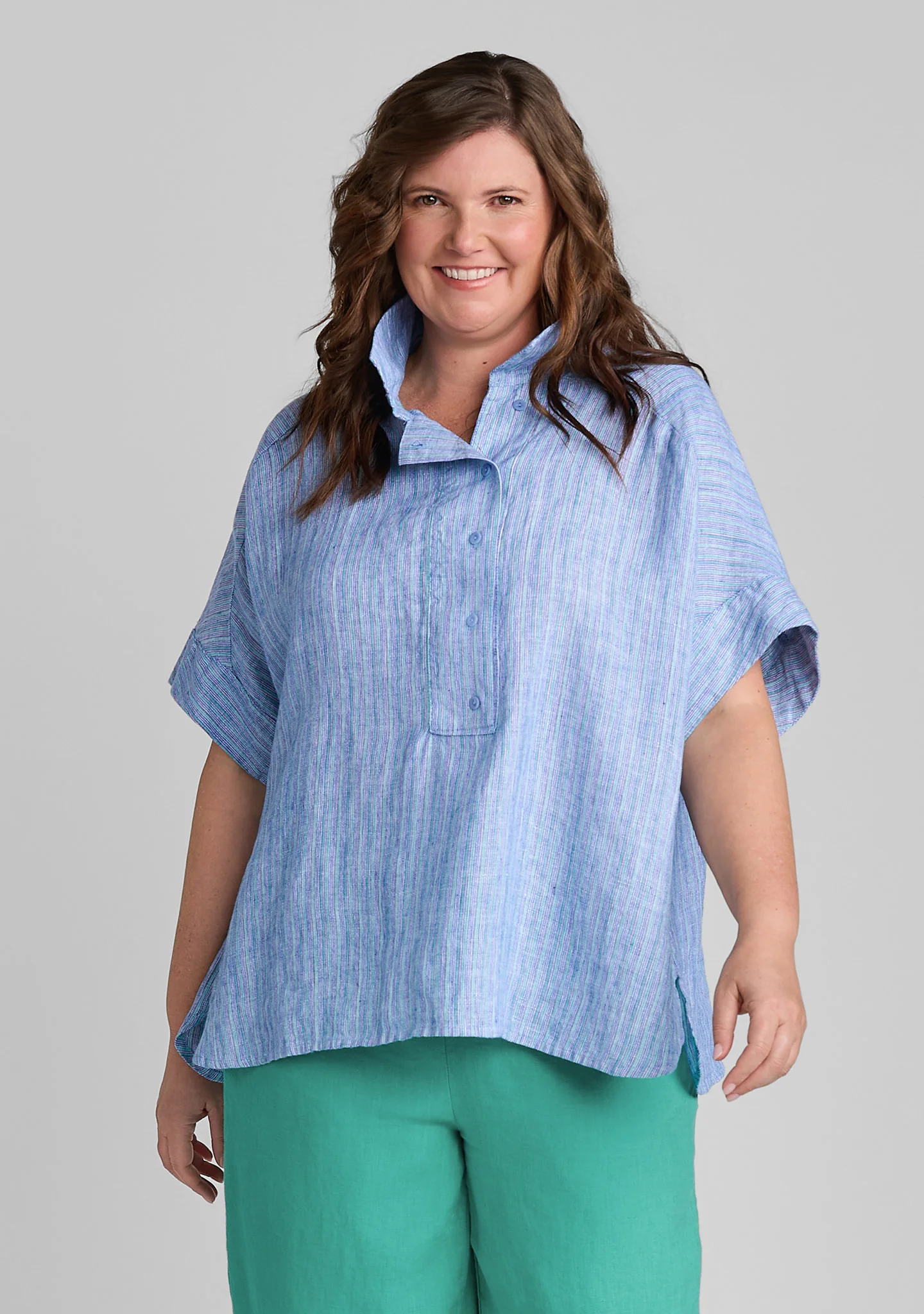Sporty Shirt - Linen Pullover - Image 5
