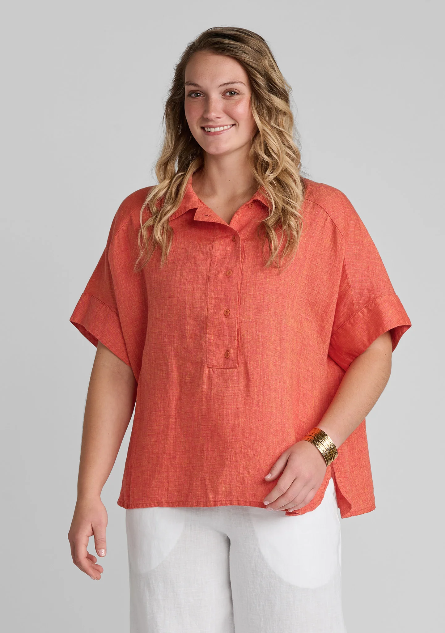 Sporty Shirt - Linen Pullover - Image 8