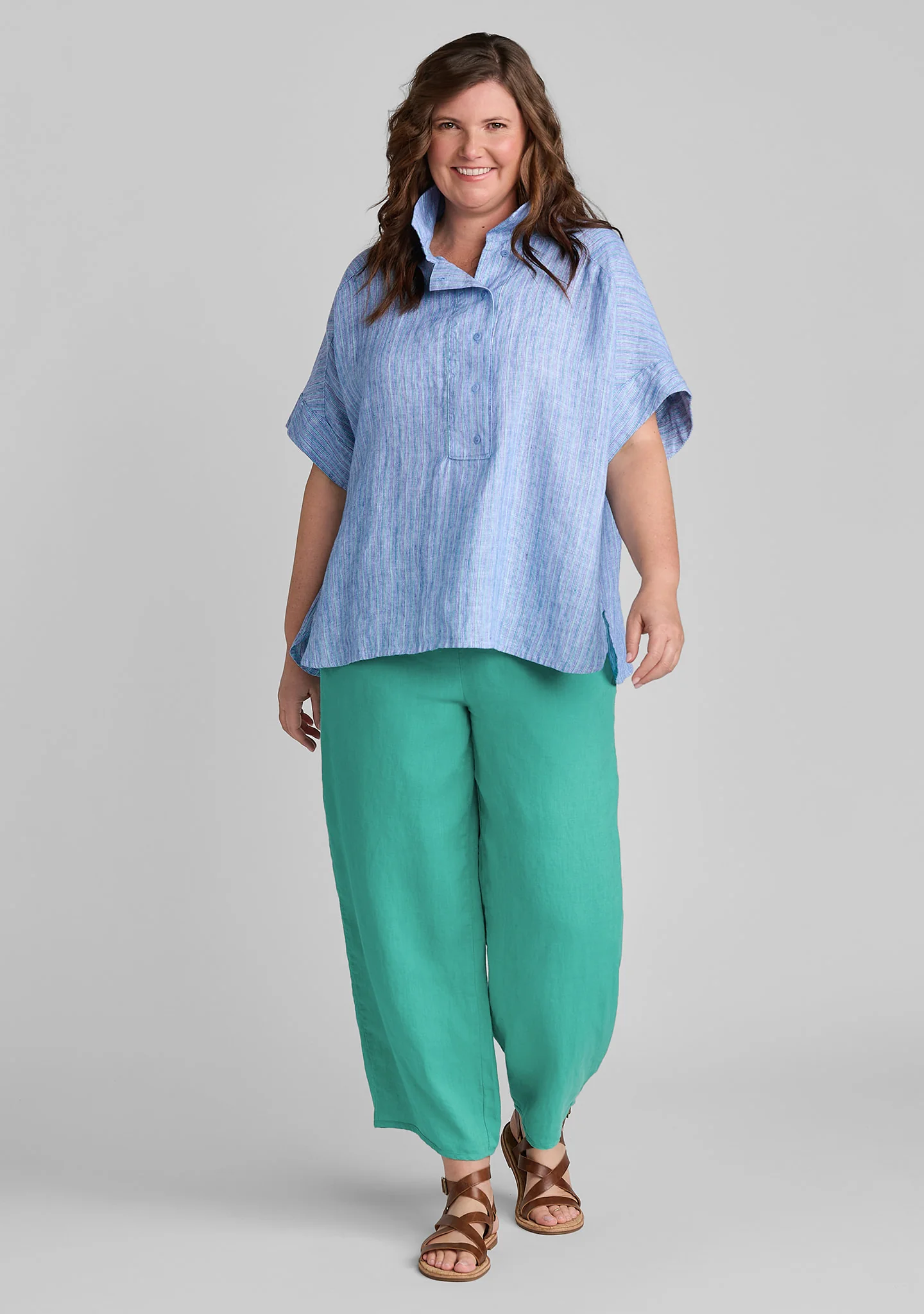 Sporty Shirt - Linen Pullover - Image 9