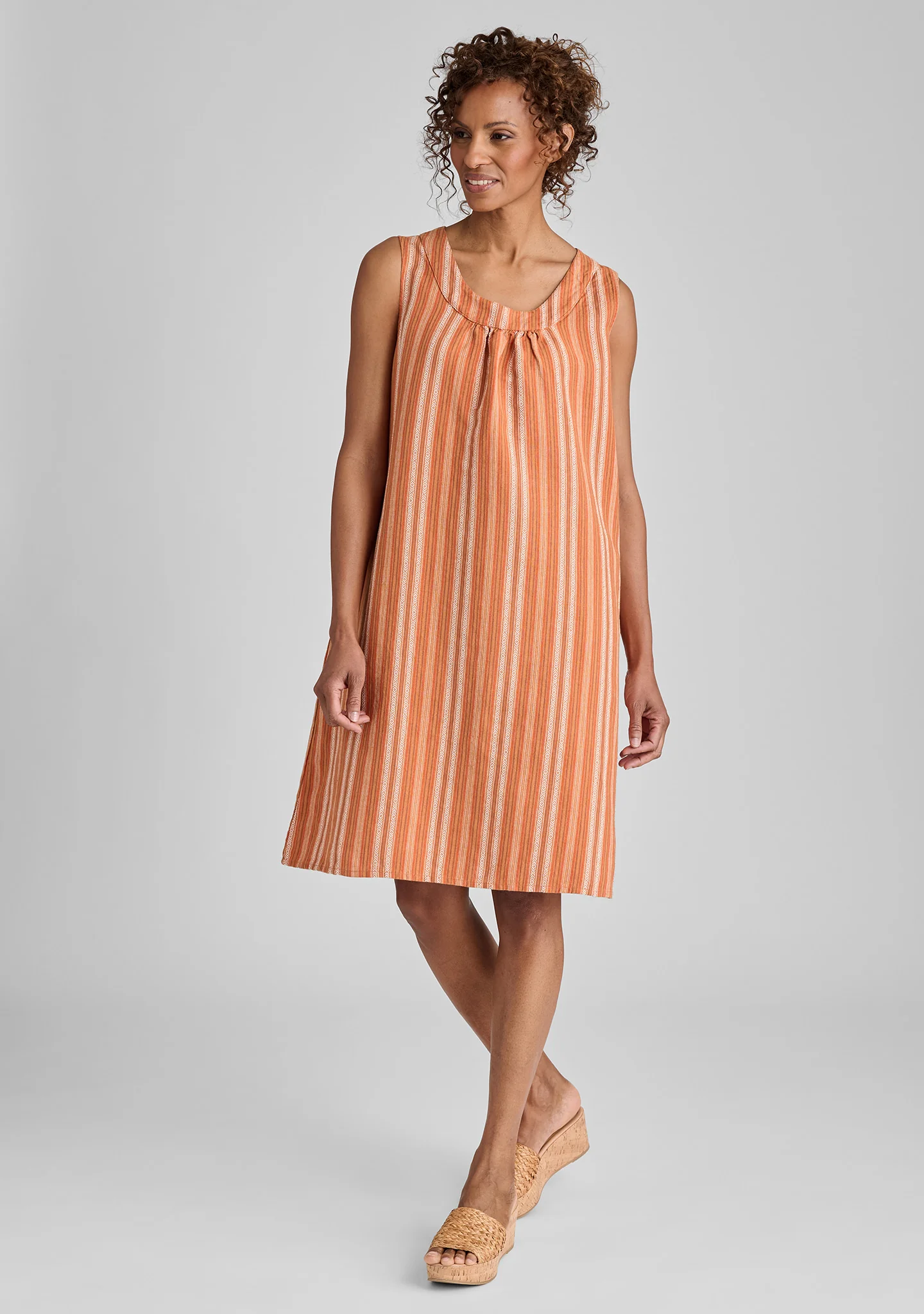 Tao Dress - Linen Shift Dress - FINAL SALE - Image 5