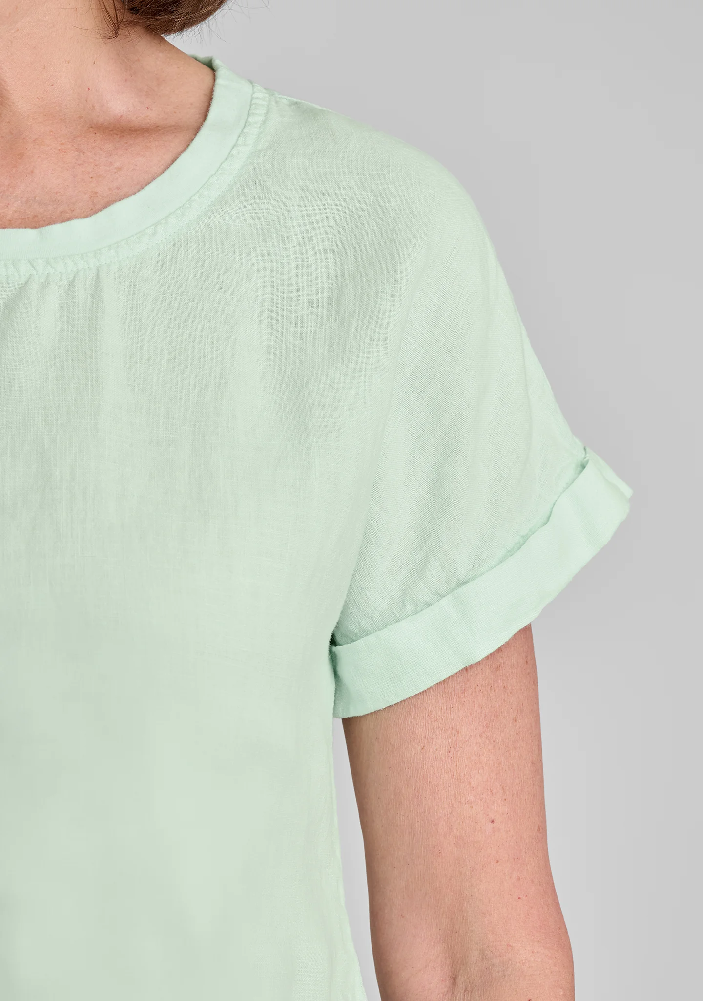 Tee Top - Linen T Shirt - FINAL SALE - Image 6
