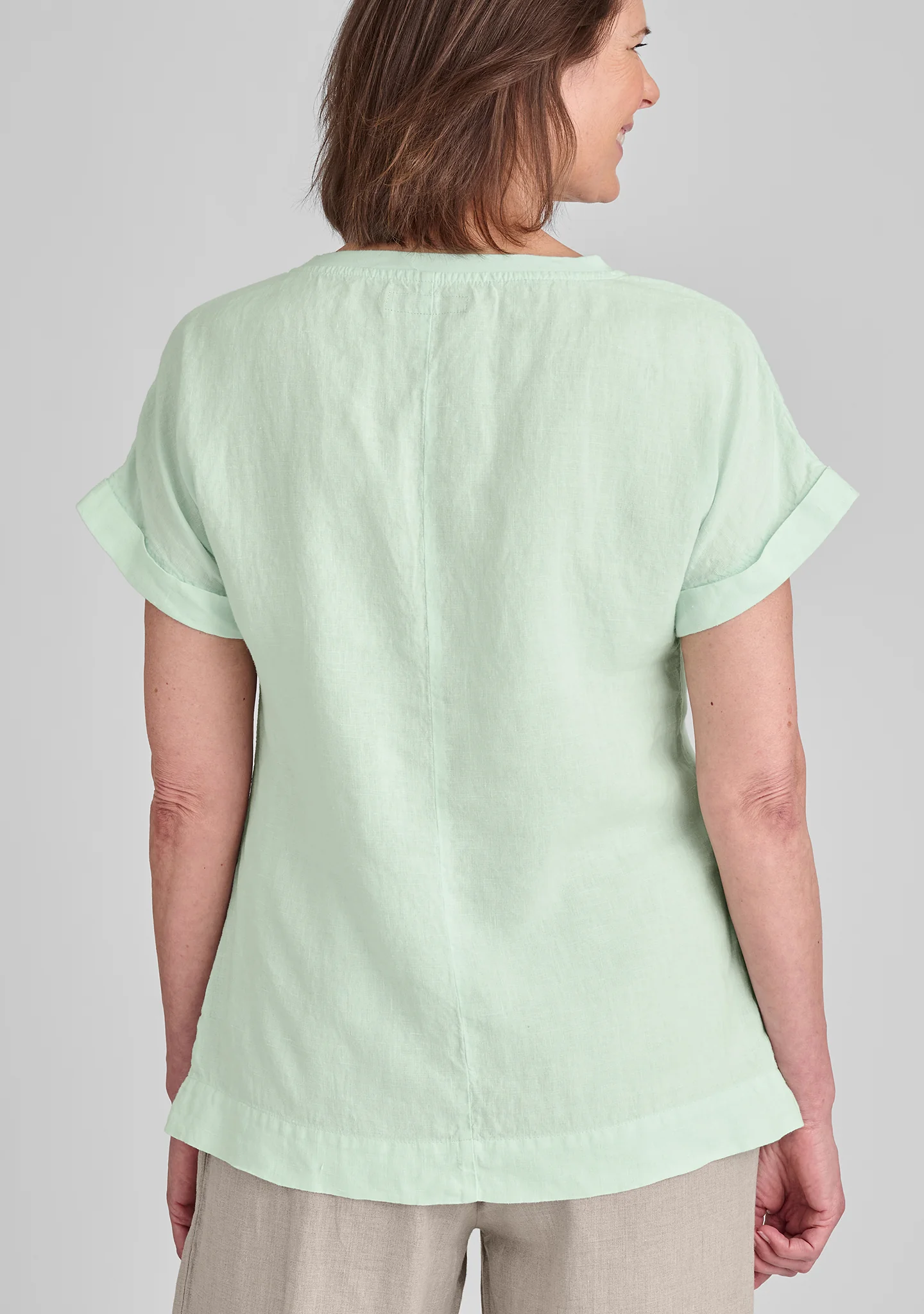 Tee Top - Linen T Shirt - FINAL SALE - Image 9