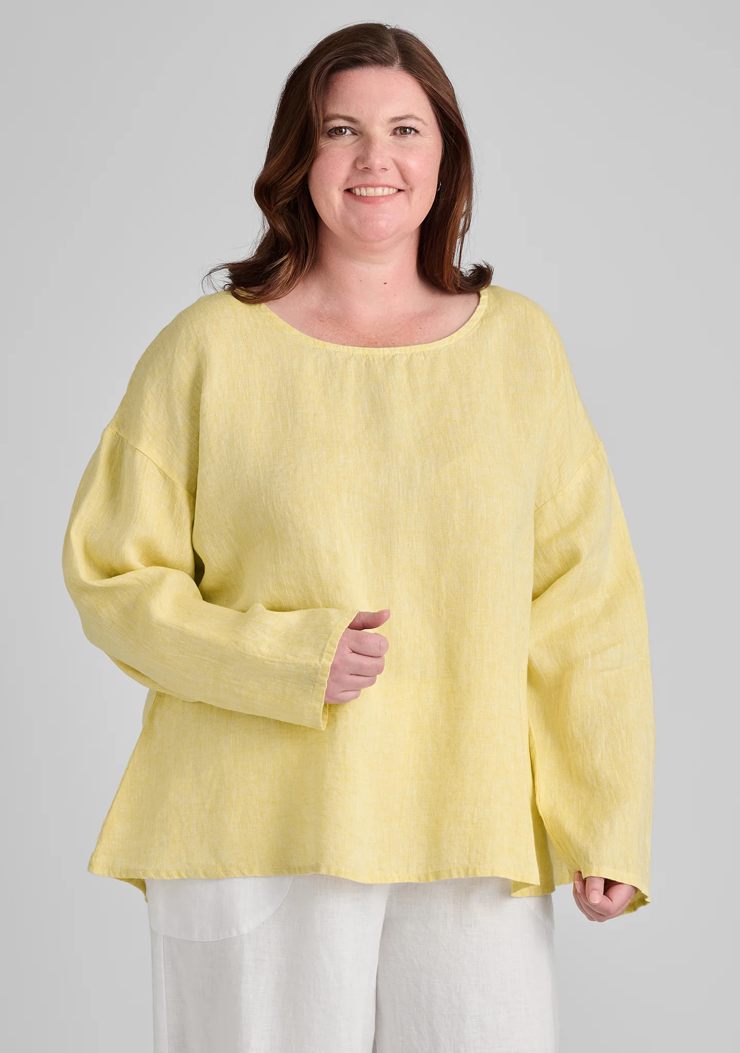 Throw It On - Long Sleeve Linen Shirt - FINAL SALE - Image 5